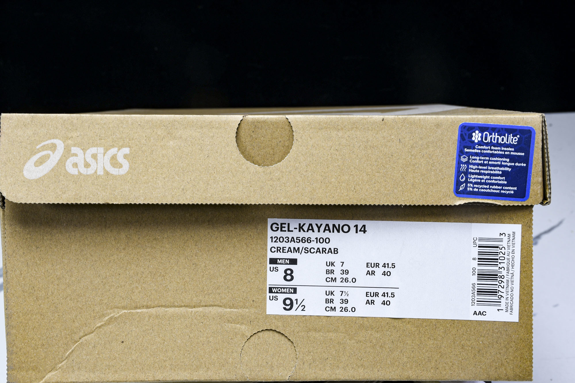 Asics Gel-Kayano 14 亚瑟士运动休闲透气专业跑鞋 1203A566-100  #YZ0