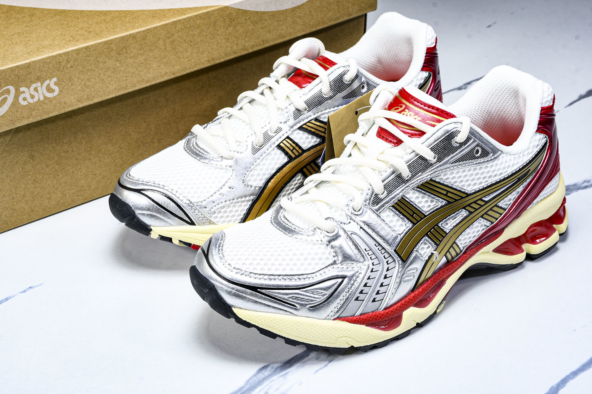 Asics Gel-Kayano 14 亚瑟士运动休闲透气专业跑鞋 1203A692-100  #YZ0