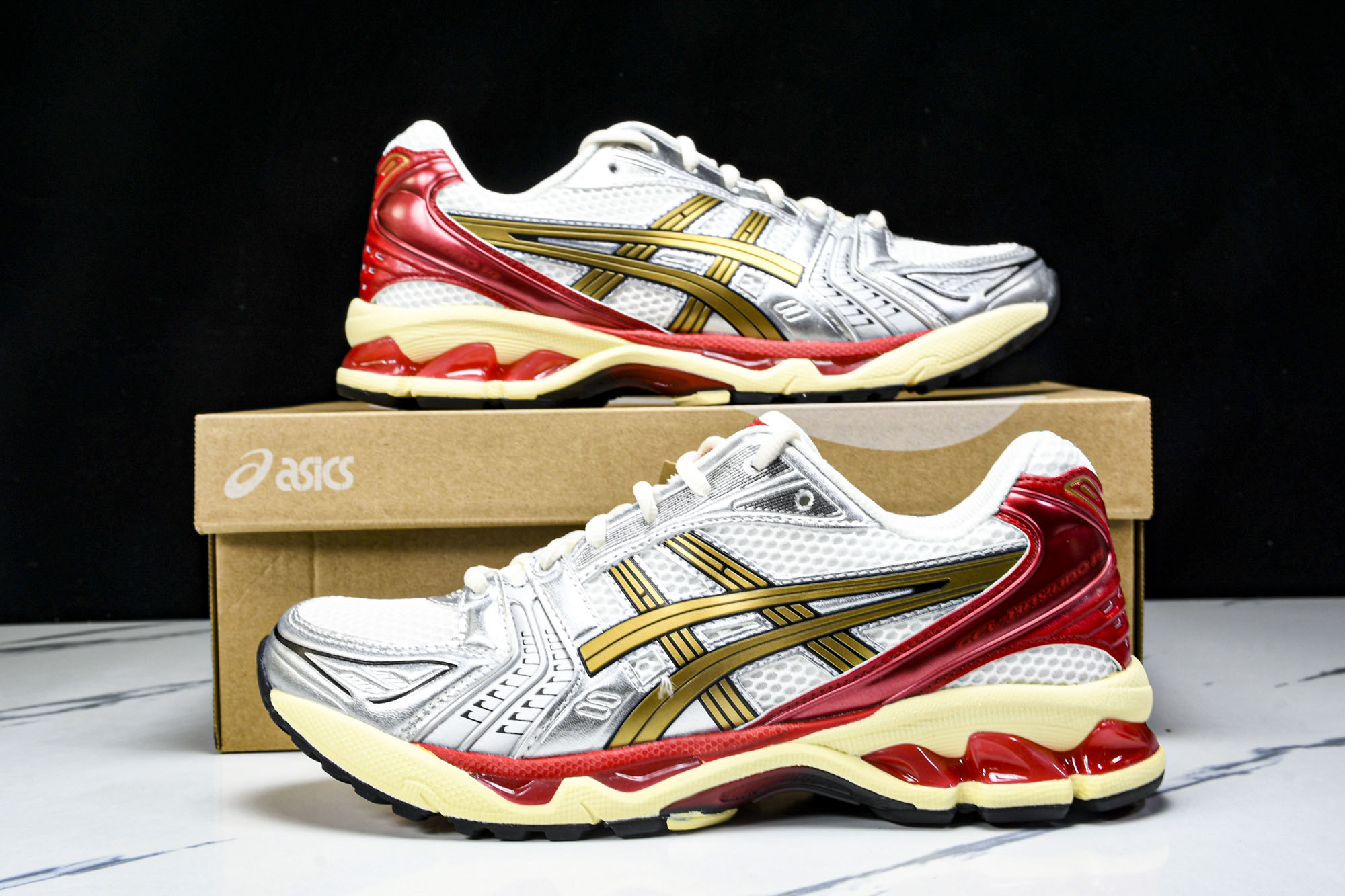 Asics Gel-Kayano 14 亚瑟士运动休闲透气专业跑鞋 1203A692-100  #YZ0