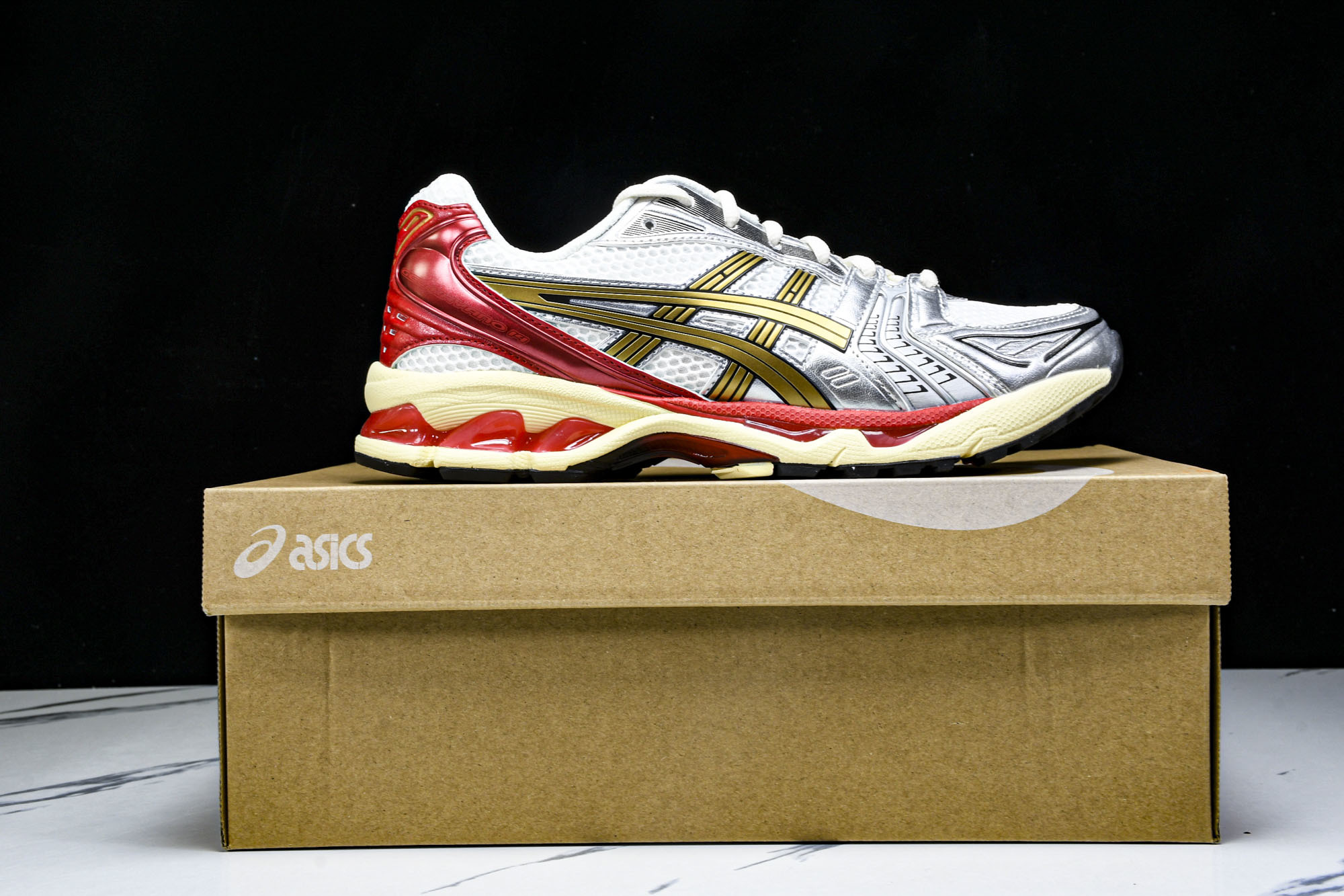 Asics Gel-Kayano 14 亚瑟士运动休闲透气专业跑鞋 1203A692-100  #YZ0