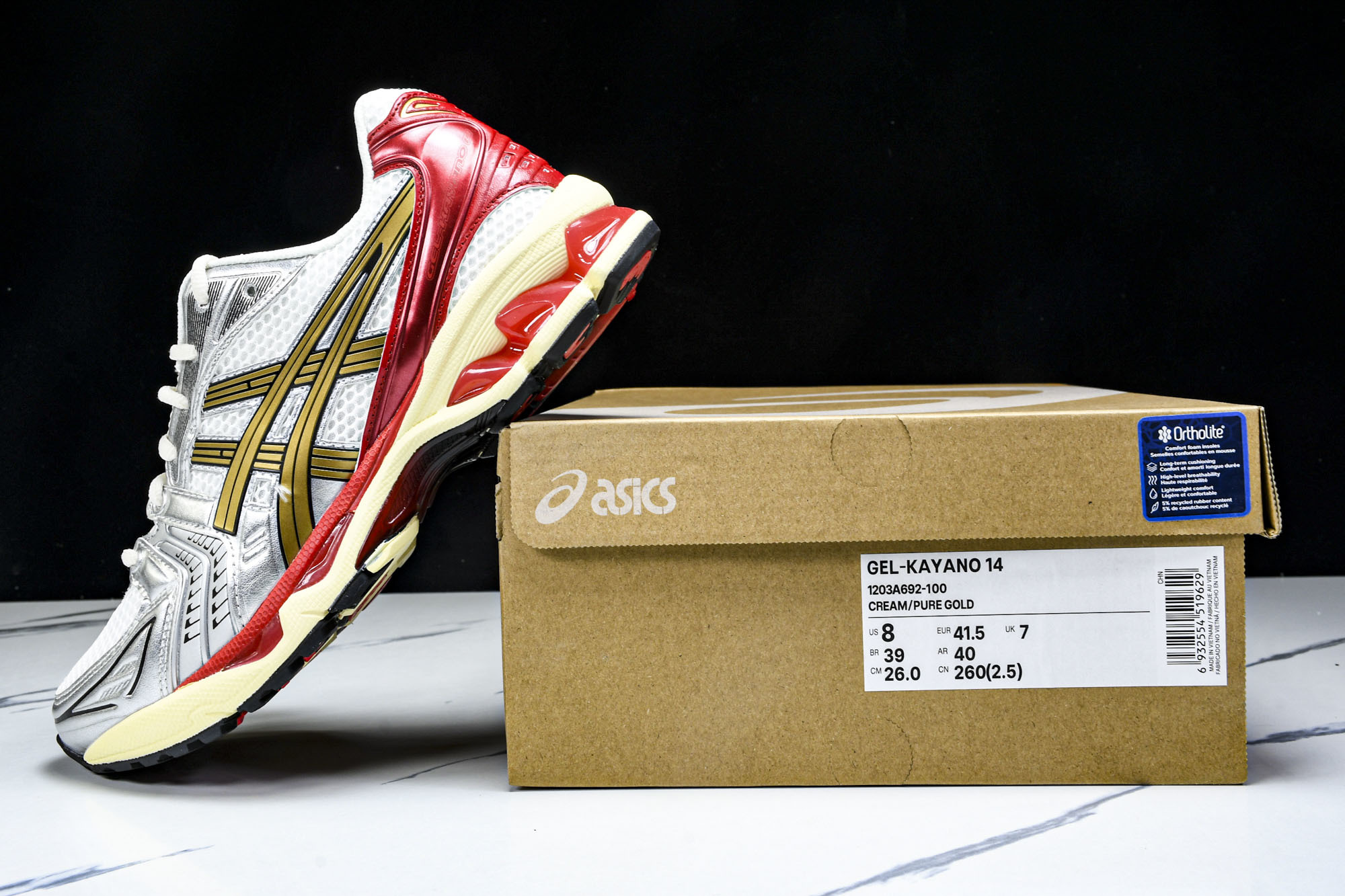Asics Gel-Kayano 14 亚瑟士运动休闲透气专业跑鞋 1203A692-100  #YZ0