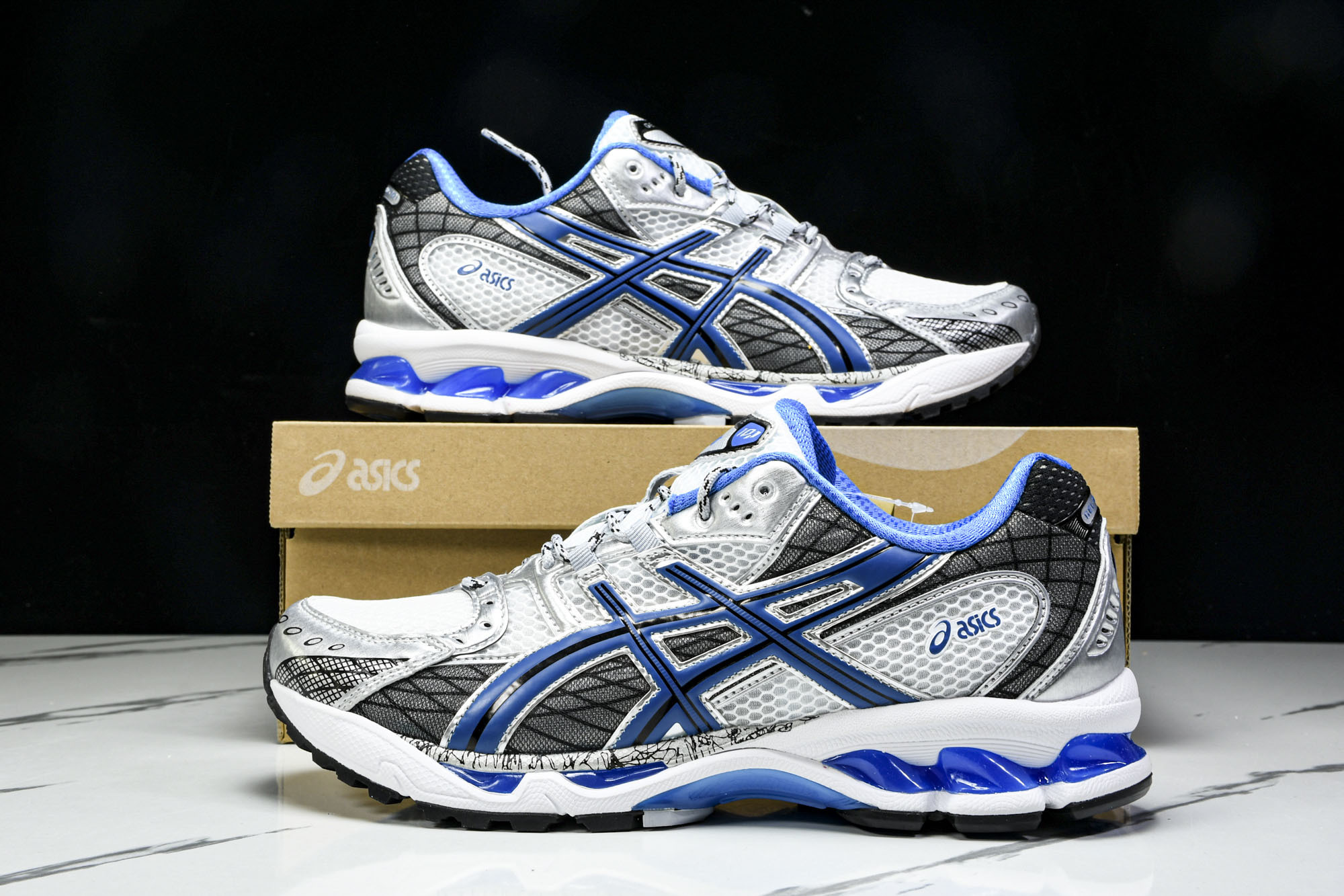 Asics Gel-Nimbus 10.1 亚瑟士复古透气休闲鞋缓震男子耐磨跑步鞋 1203A543-1