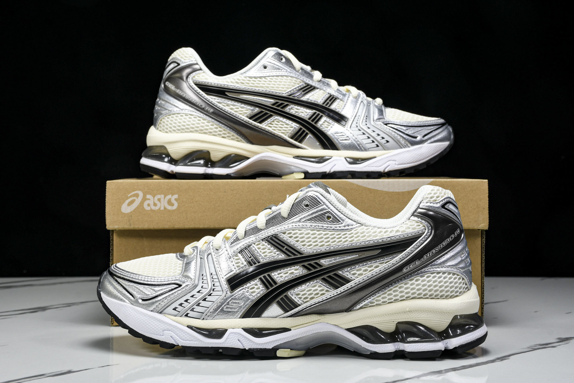 ASICS Gel-Kayano 14 Cream Black Metallic Plum 银白 李子色