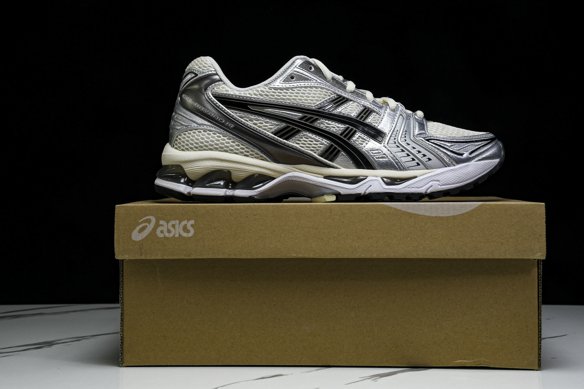 ASICS Gel-Kayano 14 Cream Black Metallic Plum 银白 李子色