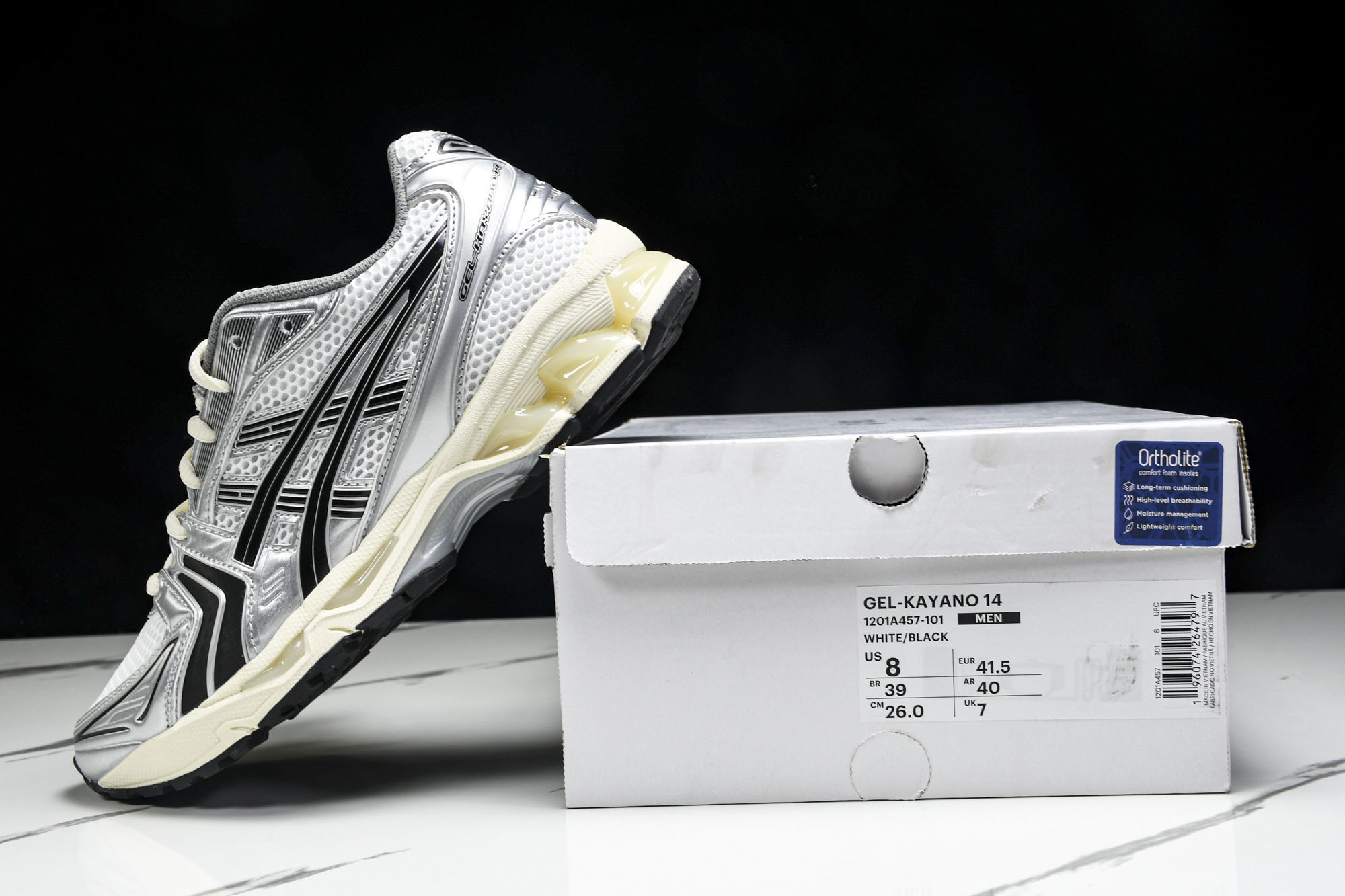 ASICS Gel-Kayano 14 JJJJound Silver Black 银黑 1201A45