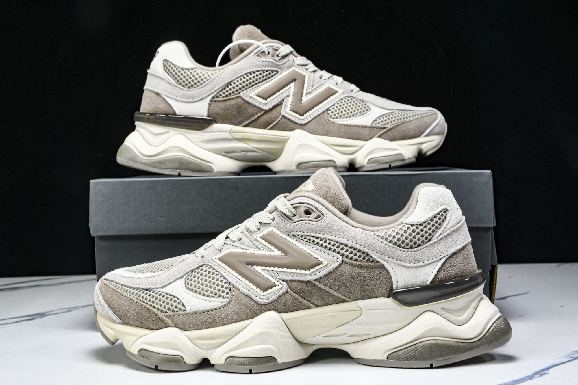 New Balance NB9060 联名款 复古休闲运动慢跑鞋 U9O6OERC #YZ010#鞋款灵