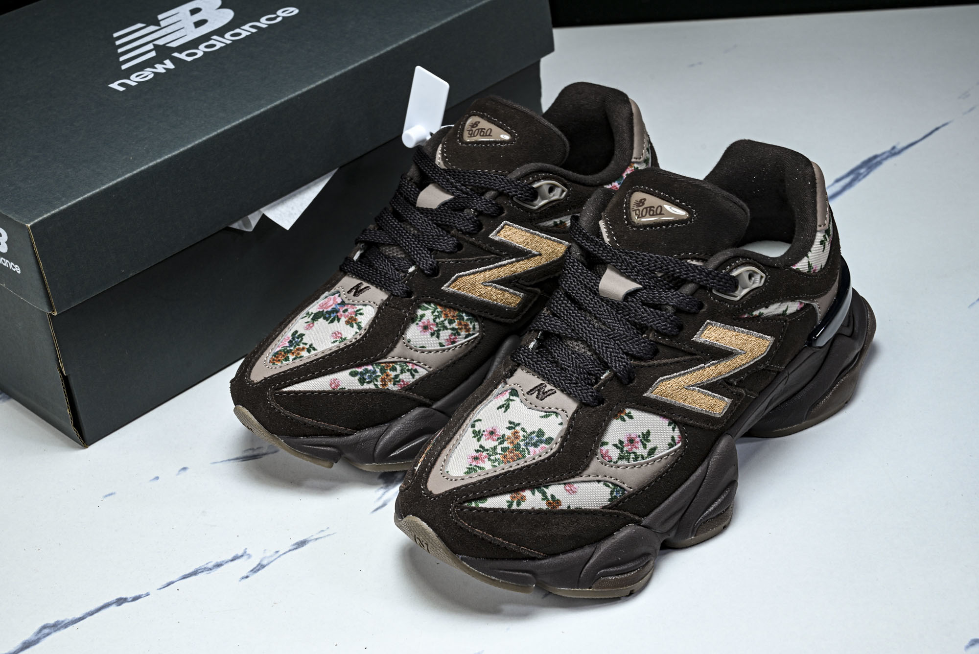 New Balance NB9060 联名款 复古休闲运动慢跑鞋 U9060ATP #YZ010#鞋款灵