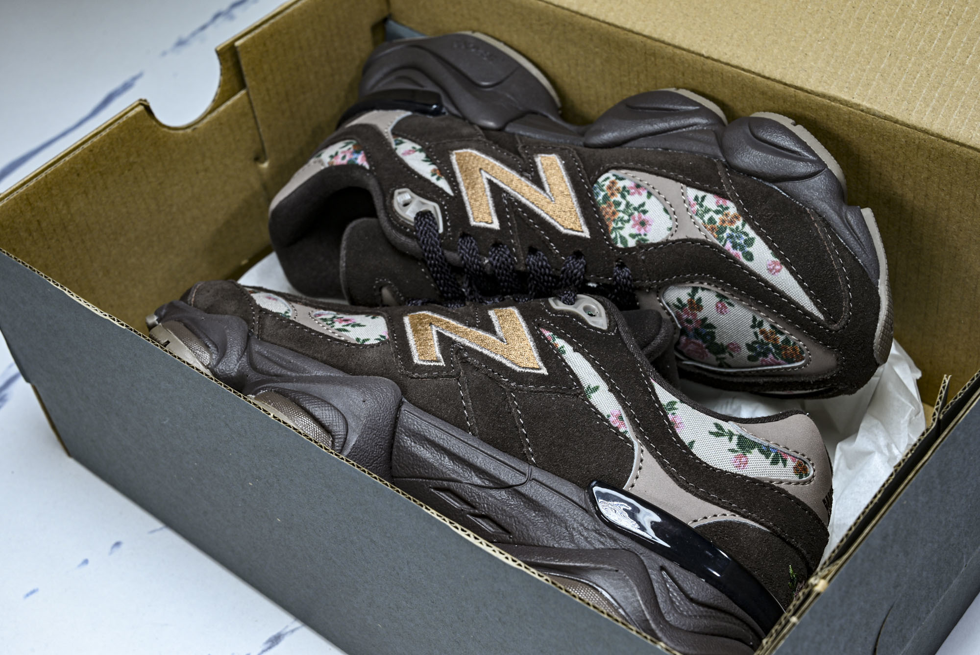 New Balance NB9060 联名款 复古休闲运动慢跑鞋 U9060ATP #YZ010#鞋款灵