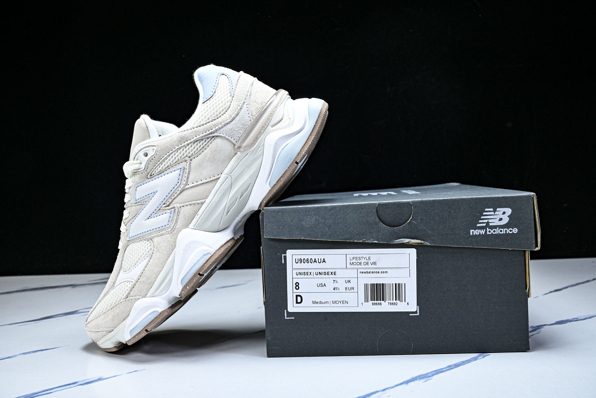 New Balance NB9060 联名款 复古休闲运动慢跑鞋 U9060AUA #YZ010#鞋款灵