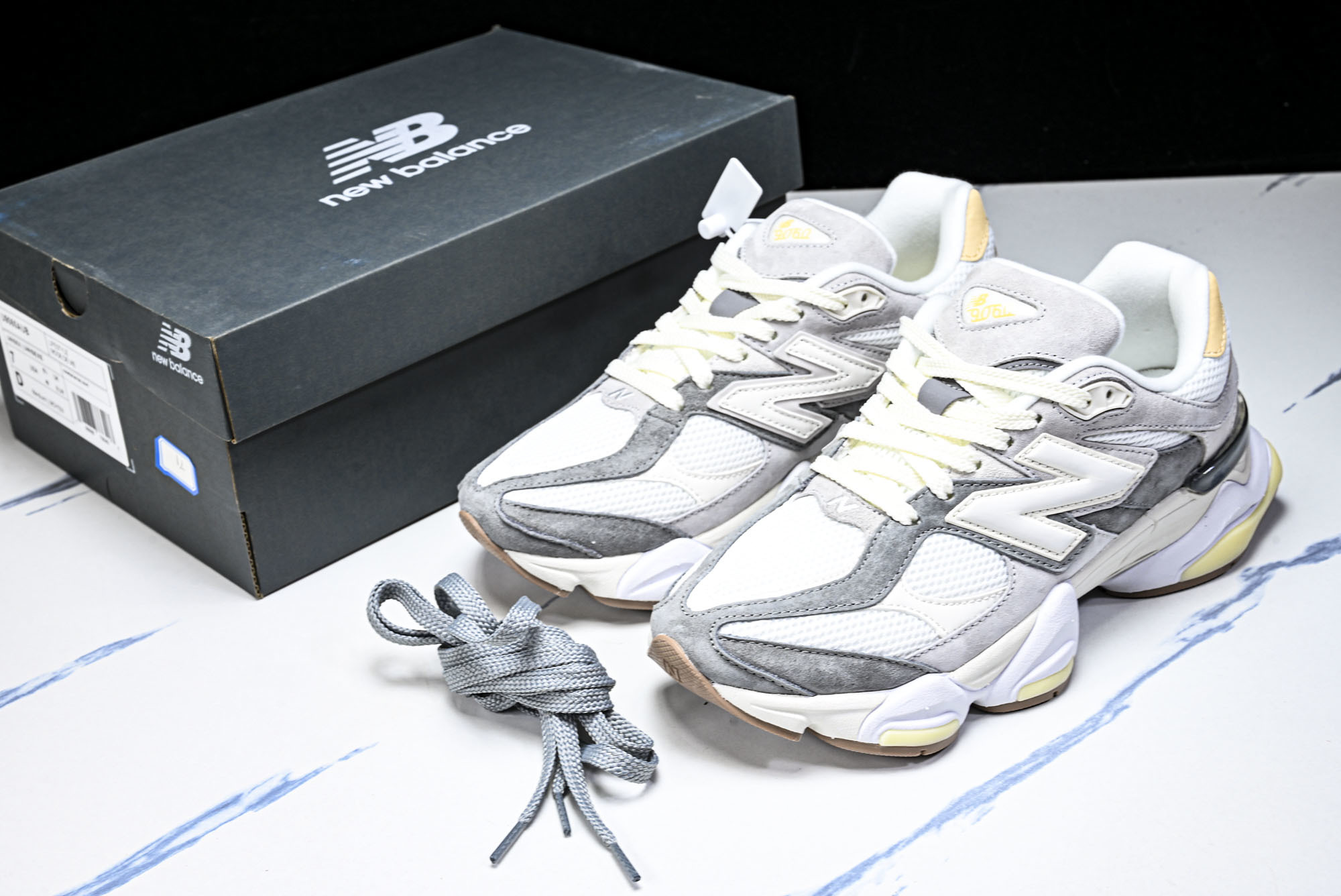 New Balance NB9060 联名款 复古休闲运动慢跑鞋 U9060AUB #YZ010#鞋款灵