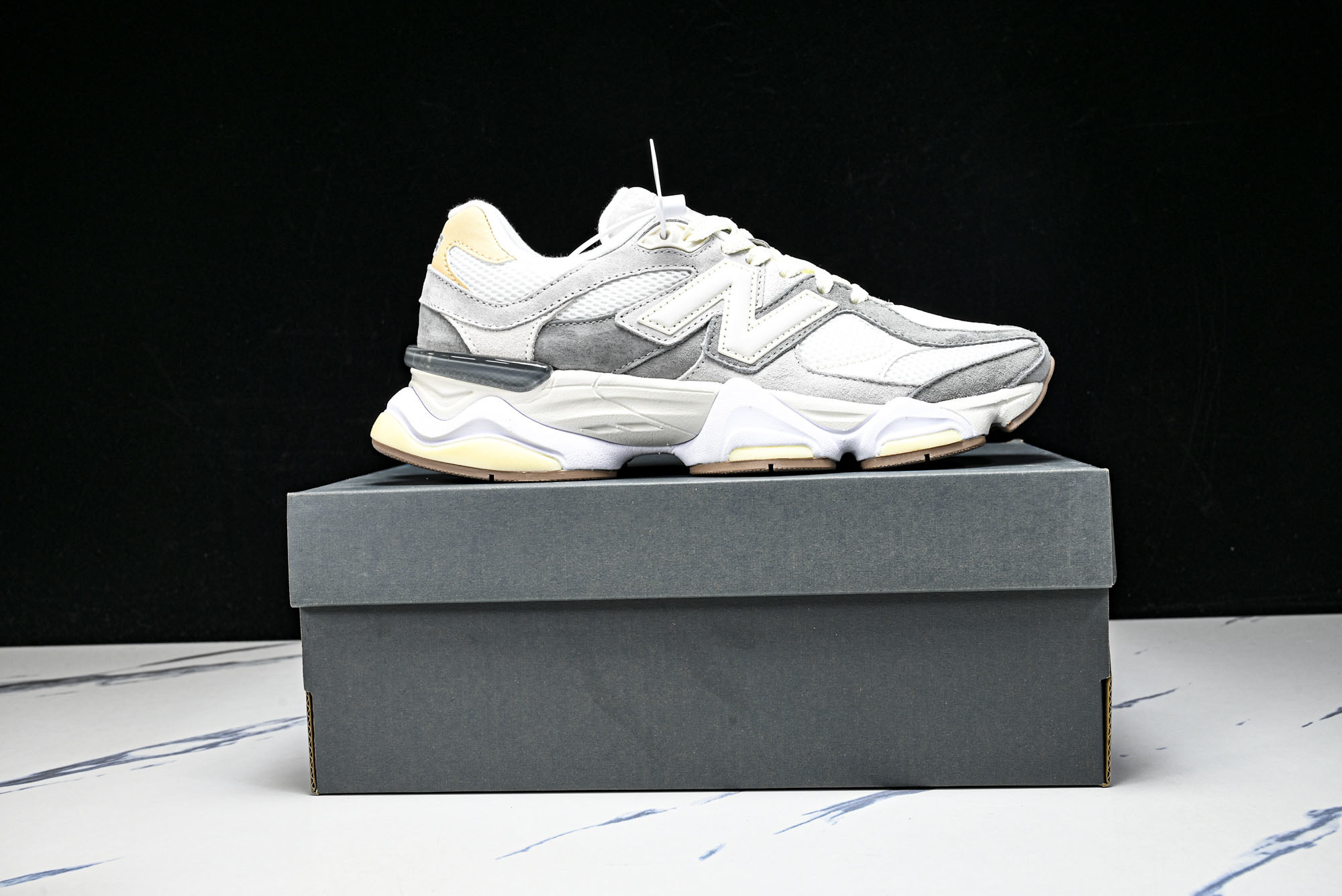 New Balance NB9060 联名款 复古休闲运动慢跑鞋 U9060AUB #YZ010#鞋款灵