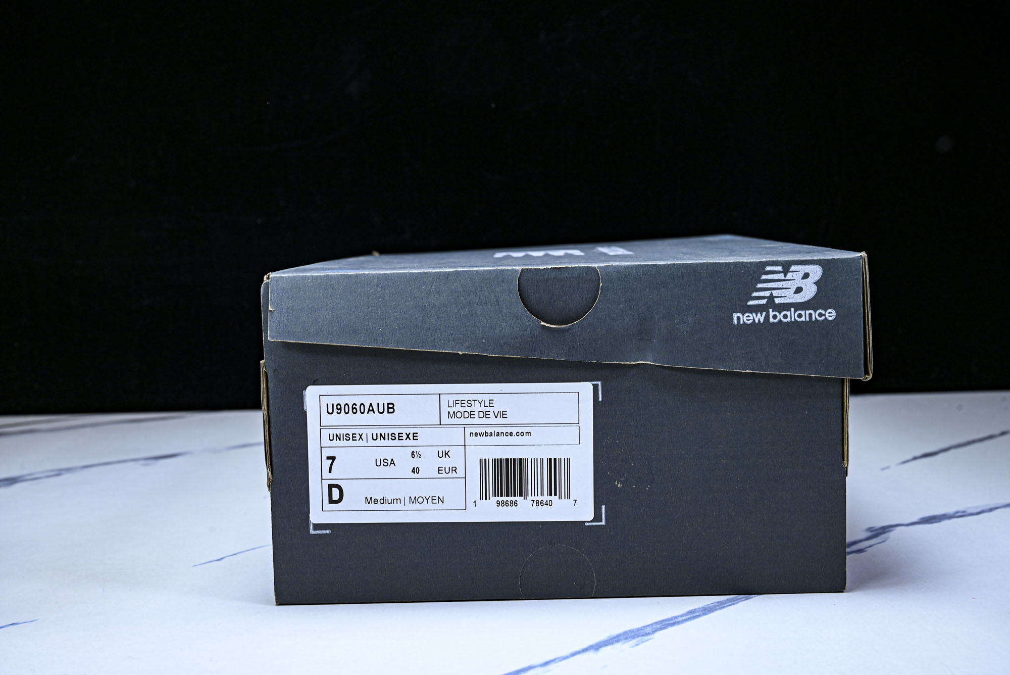 New Balance NB9060 联名款 复古休闲运动慢跑鞋 U9060AUB #YZ010#鞋款灵
