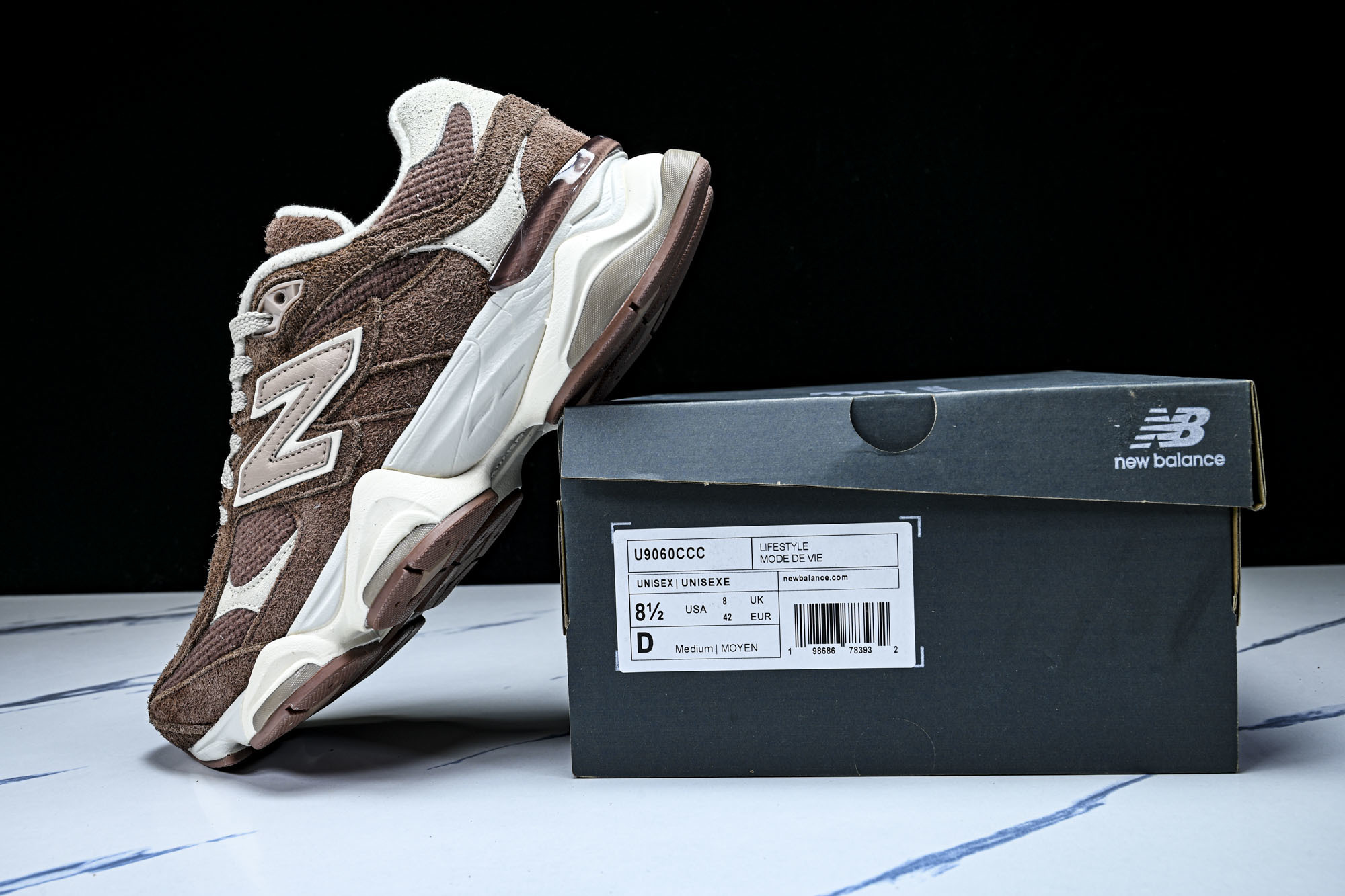 New Balance NB9060 联名款 复古休闲运动慢跑鞋 U9060CCC #YZ010#鞋款灵
