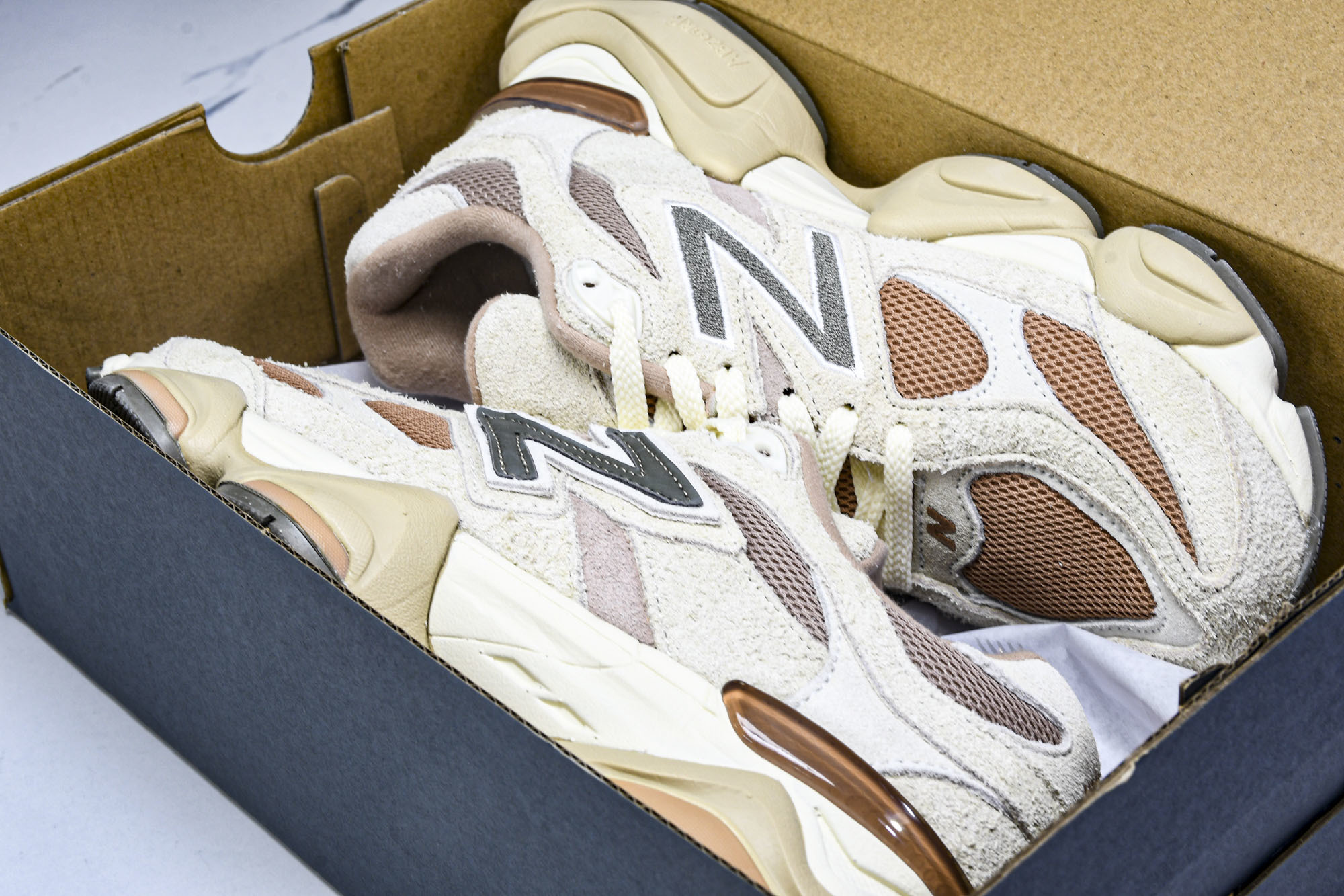 New Balance NB9060 联名款 复古休闲运动慢跑鞋 U9060CWF #YZ010#鞋款灵