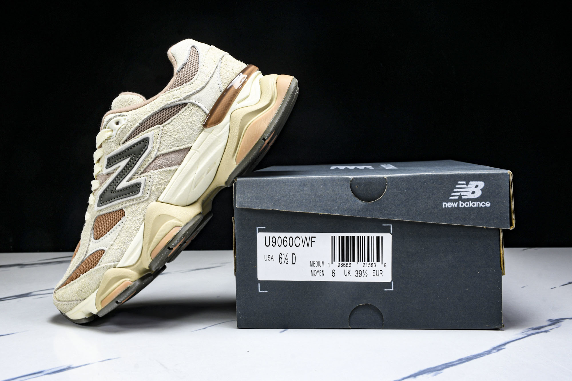 New Balance NB9060 联名款 复古休闲运动慢跑鞋 U9060CWF #YZ010#鞋款灵