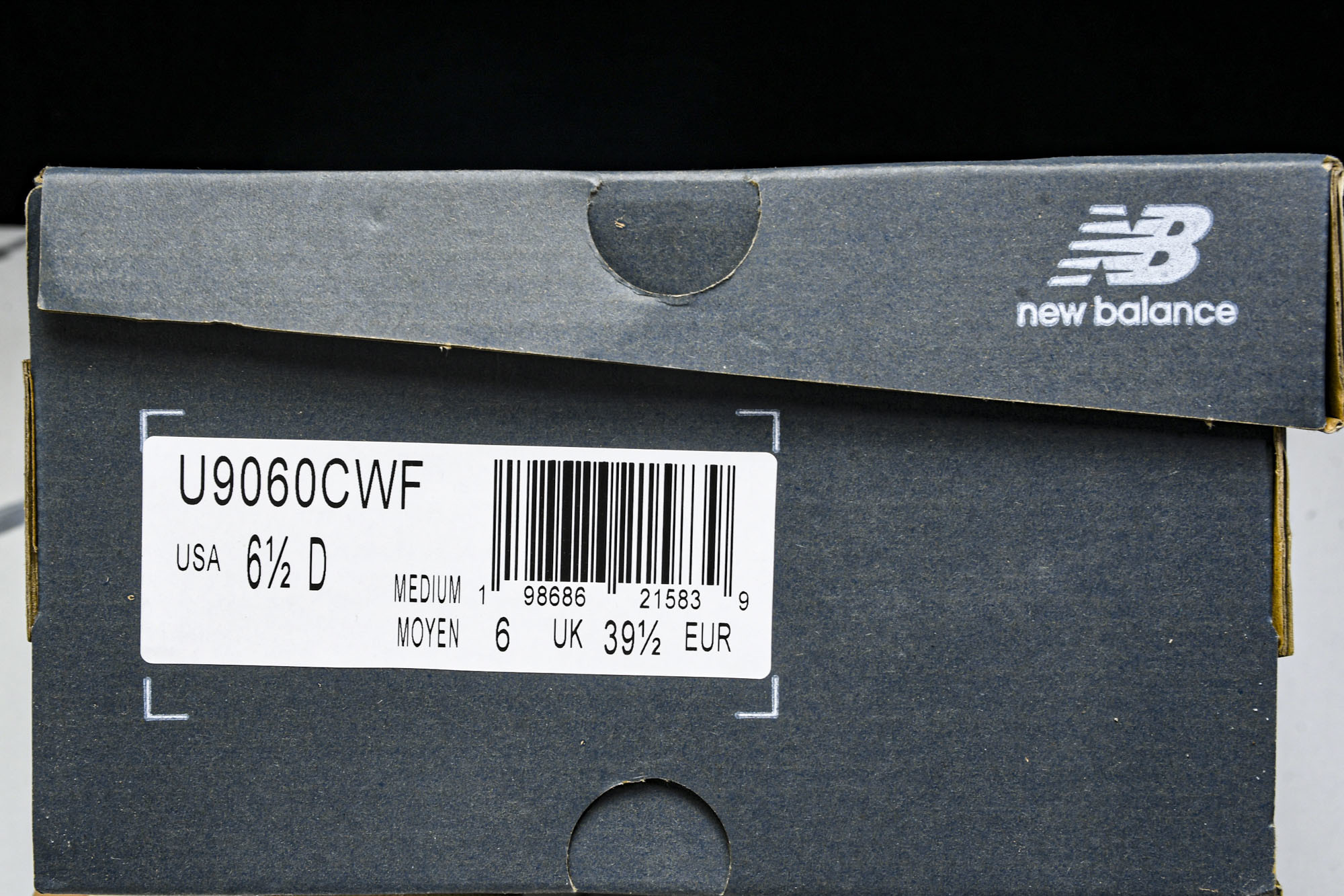 New Balance NB9060 联名款 复古休闲运动慢跑鞋 U9060CWF #YZ010#鞋款灵