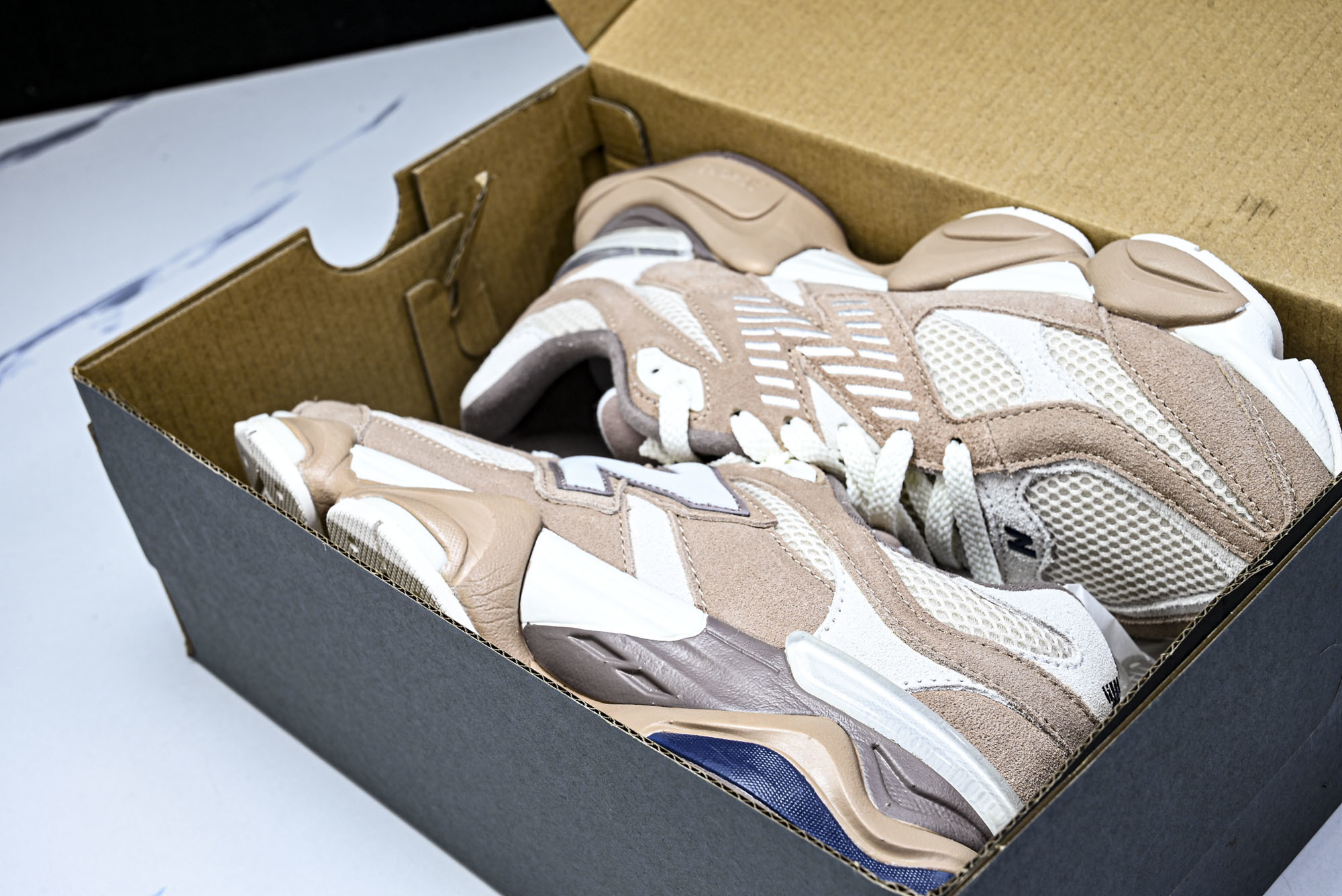 New Balance NB9060 联名款 复古休闲运动慢跑鞋 U9060ETN #YZ010#鞋款灵