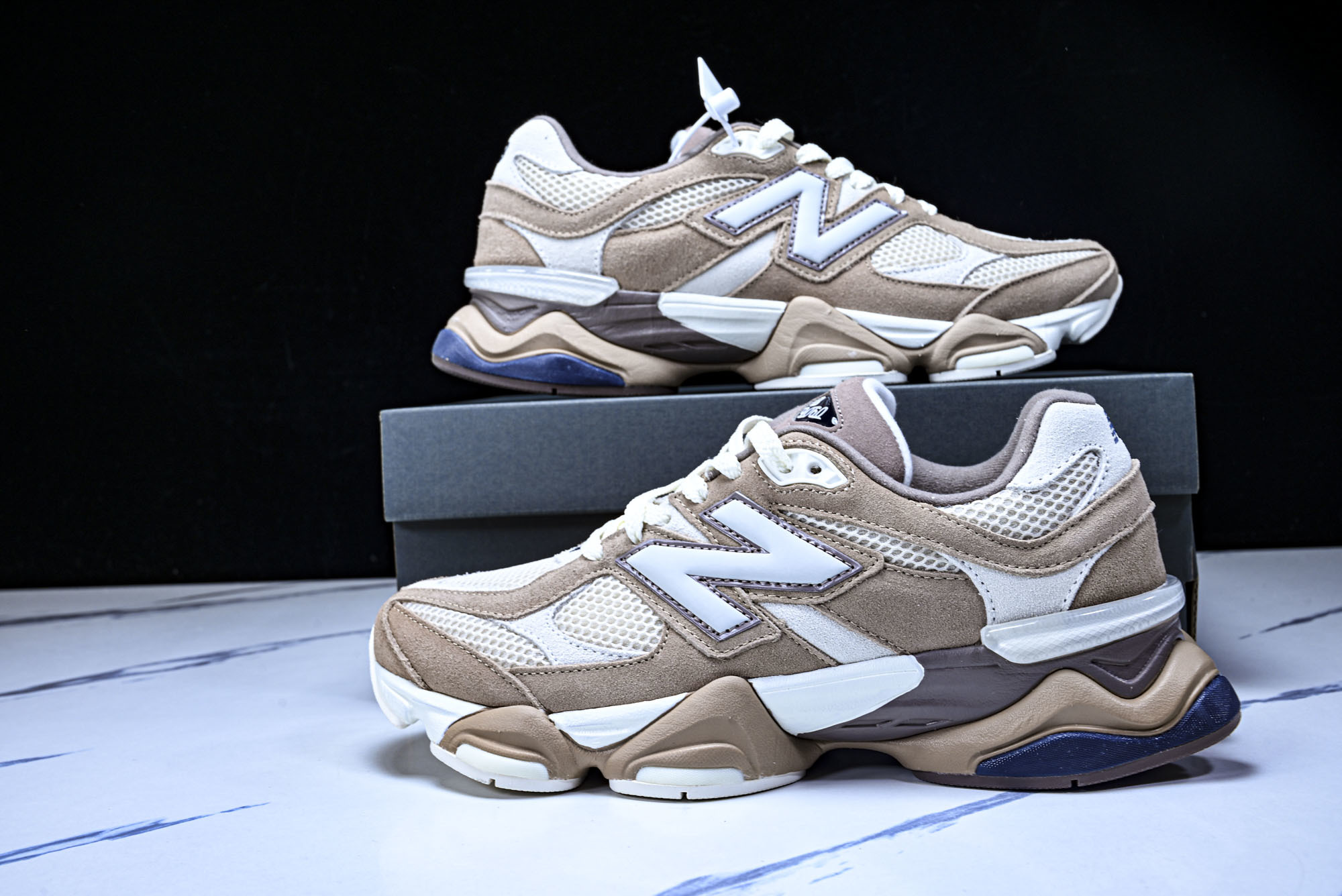New Balance NB9060 联名款 复古休闲运动慢跑鞋 U9060ETN #YZ010#鞋款灵