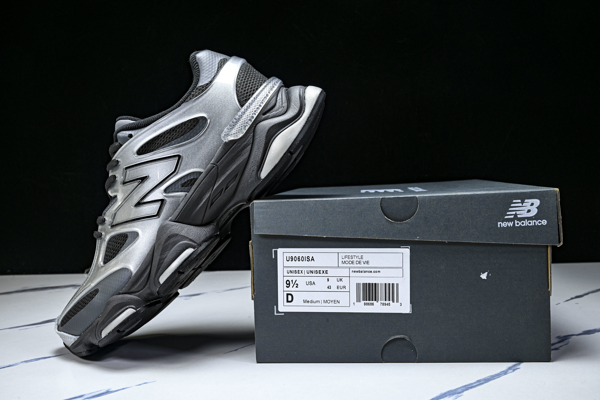 New Balance NB9060 联名款 复古休闲运动慢跑鞋 U9060ISA #YZ010#鞋款灵