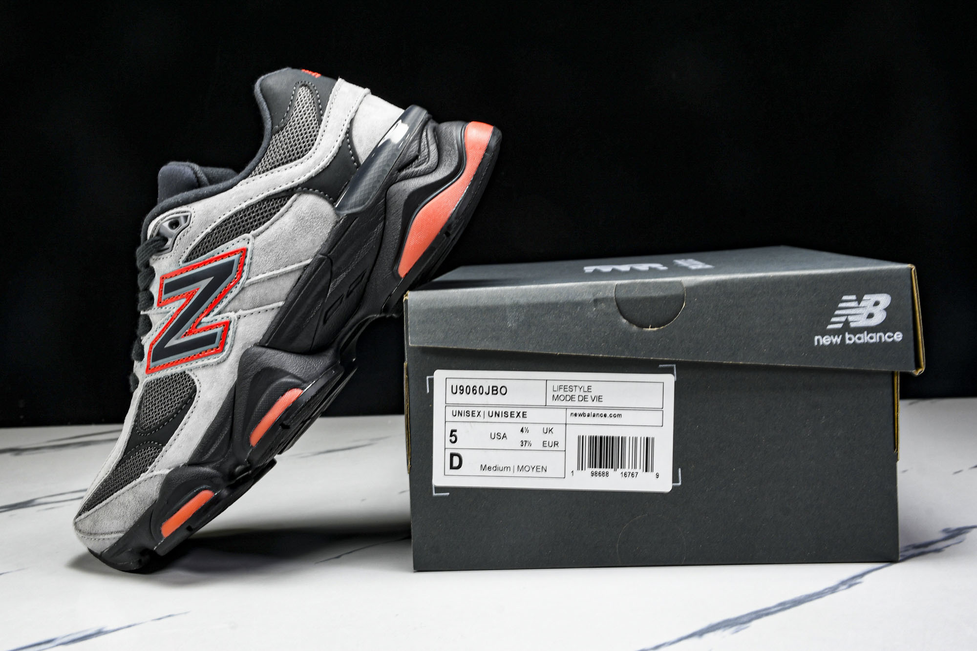 New Balance NB9060 联名款 复古休闲运动慢跑鞋 U9060JBO #YZ010#鞋款灵