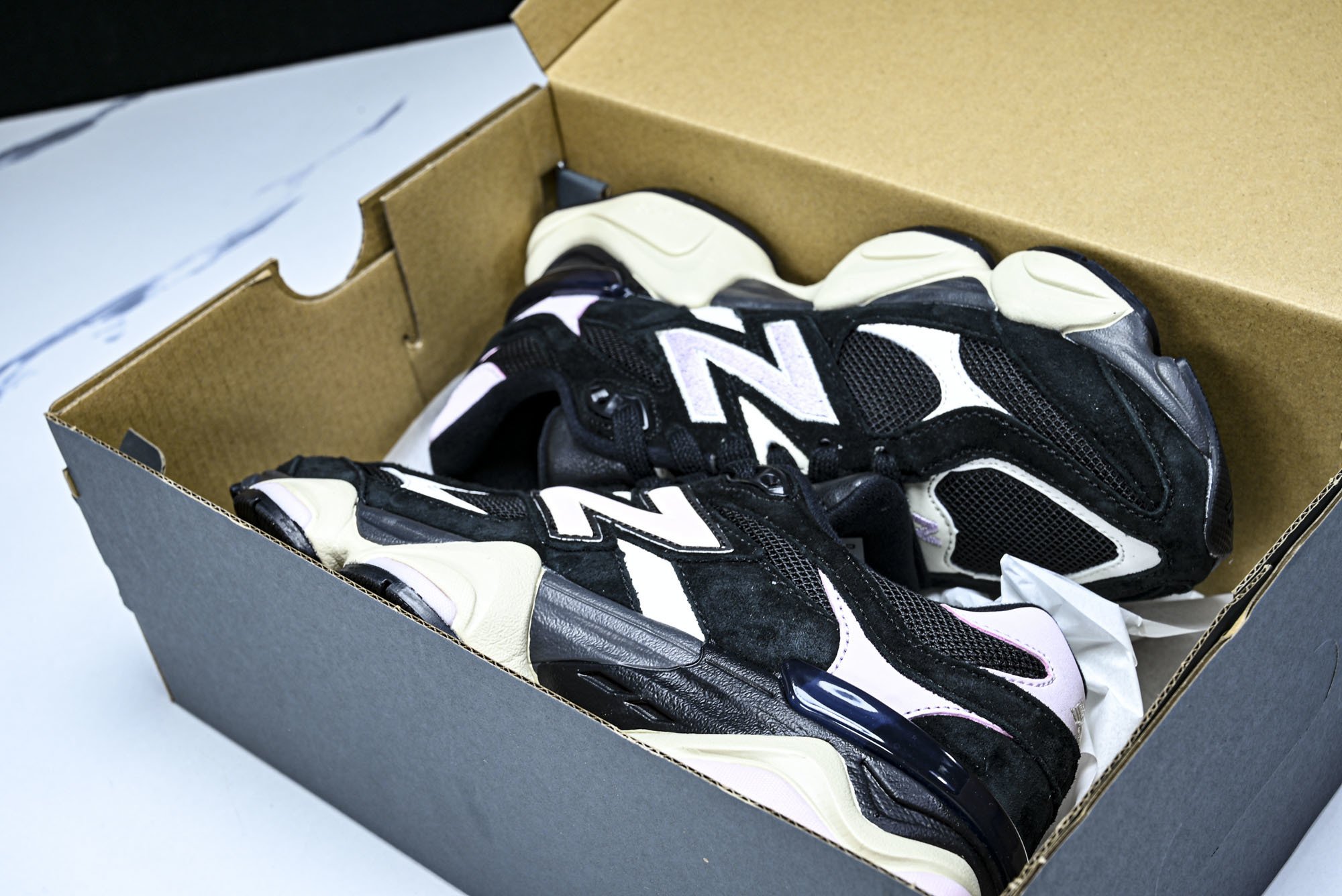 New Balance NB9060 联名款 复古休闲运动慢跑鞋 U9060JBR #YZ010#鞋款灵