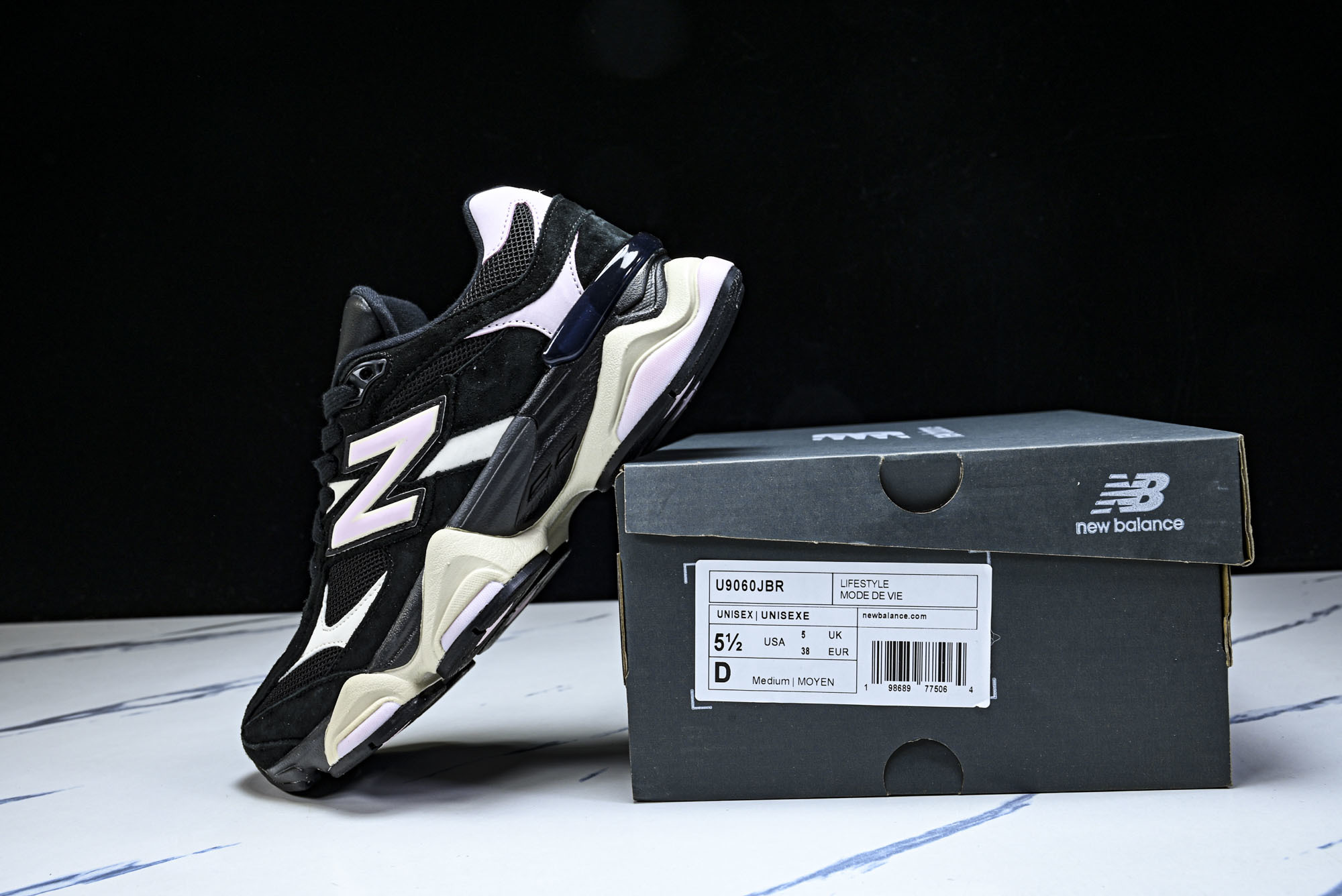 New Balance NB9060 联名款 复古休闲运动慢跑鞋 U9060JBR #YZ010#鞋款灵