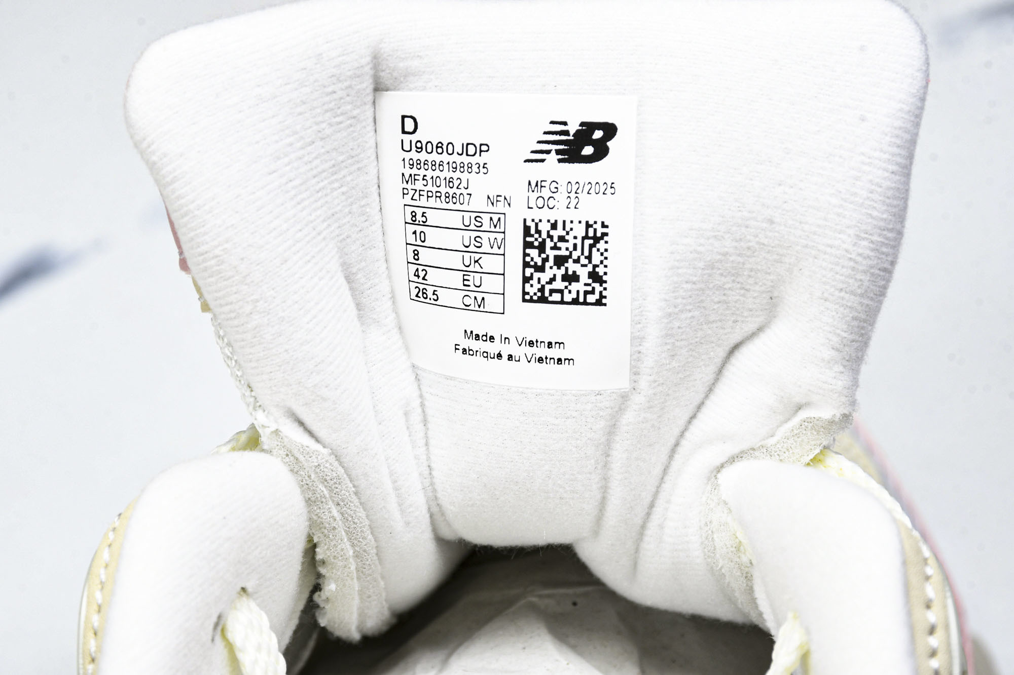 New Balance NB9060 联名款 复古休闲运动慢跑鞋 U9060JDP#鞋款灵感源自设计师本