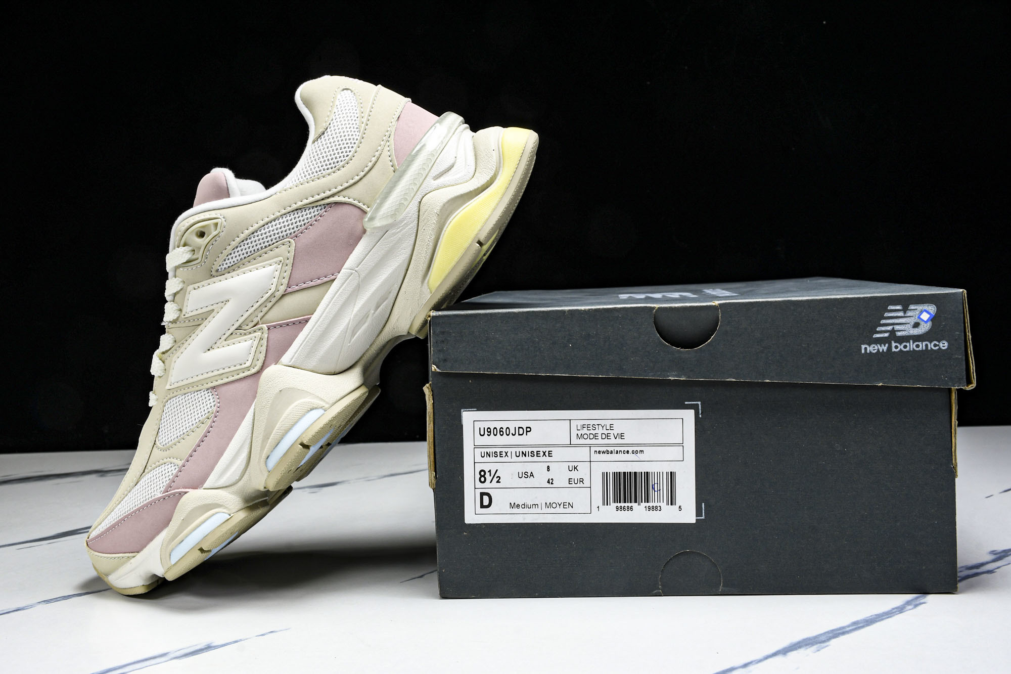 New Balance NB9060 联名款 复古休闲运动慢跑鞋 U9060JDP#鞋款灵感源自设计师本
