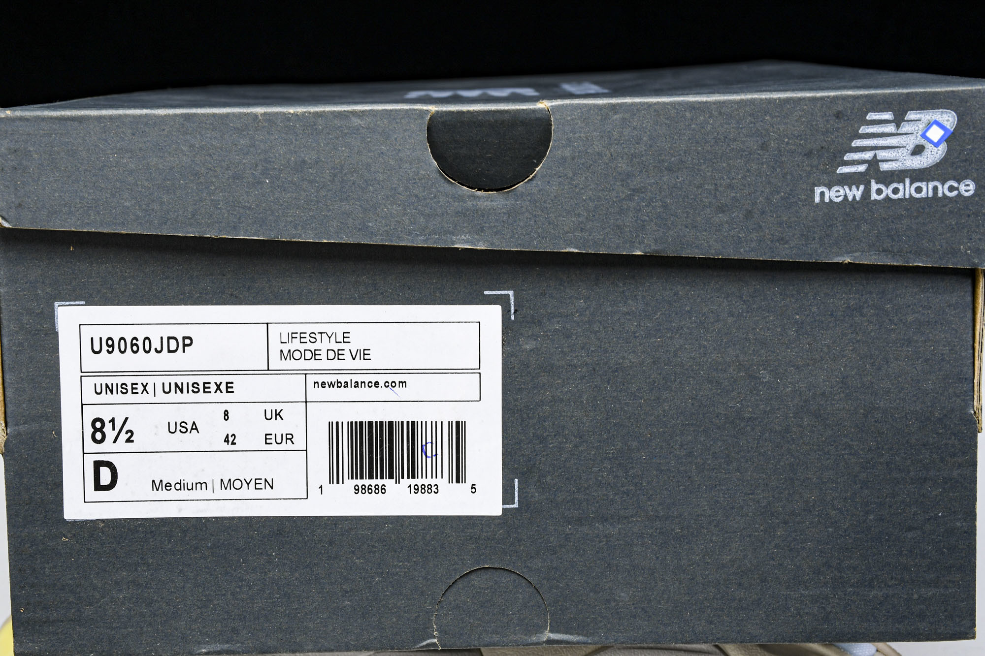 New Balance NB9060 联名款 复古休闲运动慢跑鞋 U9060JDP#鞋款灵感源自设计师本
