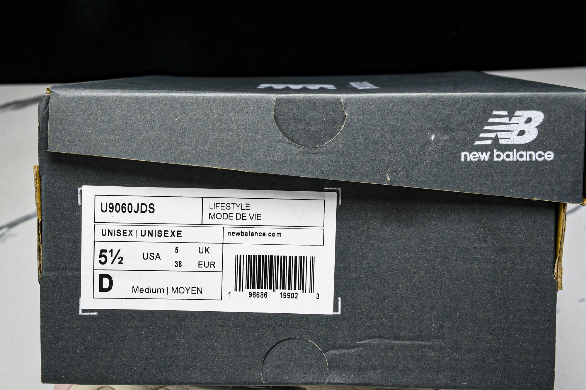 New Balance NB9060 联名款 复古休闲运动慢跑鞋 U9060JDS #YZ010#鞋款灵