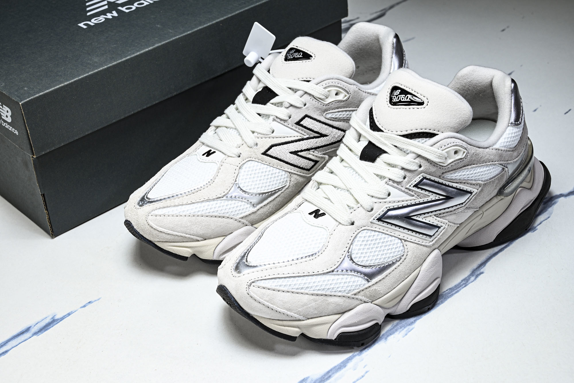 New Balance NB9060 联名款 复古休闲运动慢跑鞋 U9060JRB #YZ010#鞋款灵