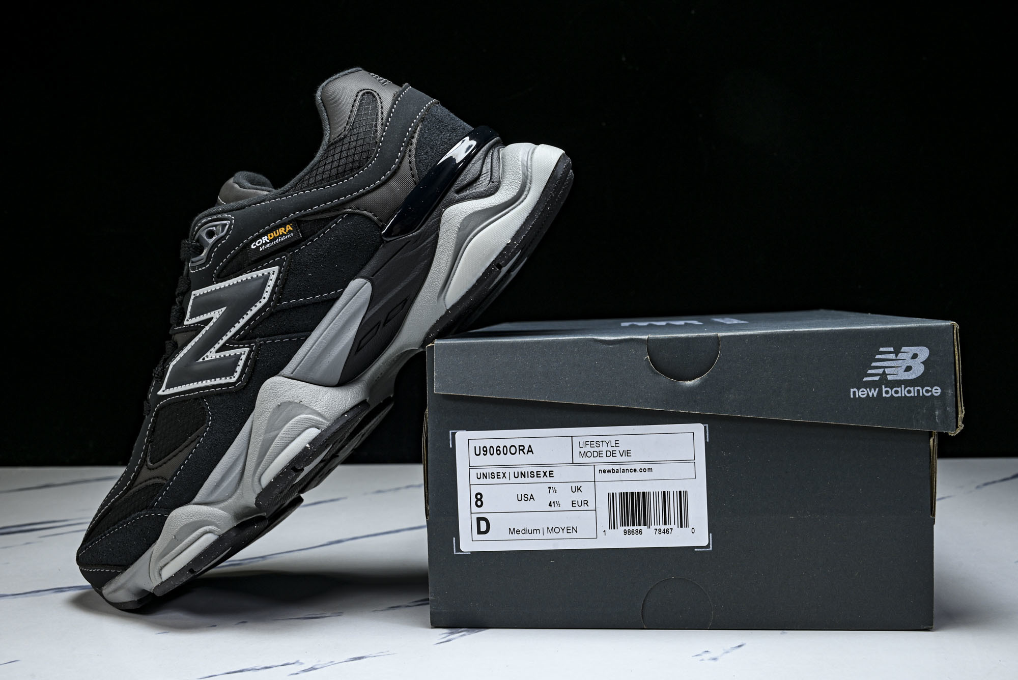 New Balance NB9060 联名款 复古休闲运动慢跑鞋 U9060ORA #YZ010#鞋款灵