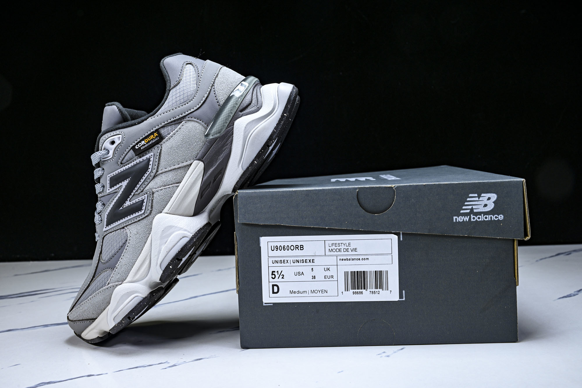 New Balance NB9060 联名款 复古休闲运动慢跑鞋 U9060ORB #YZ010#鞋款灵