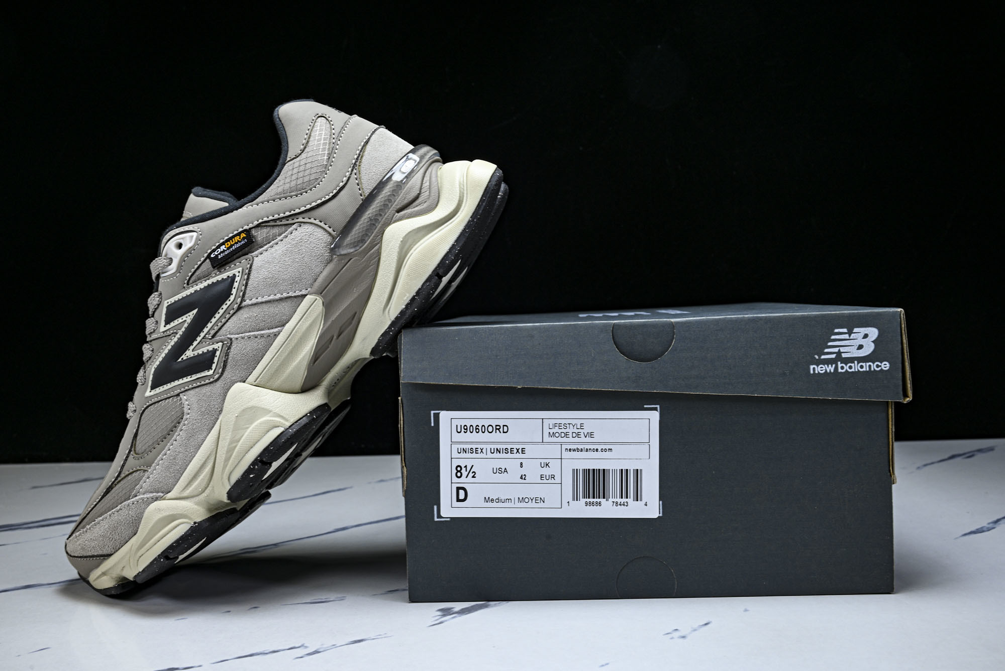 New Balance NB9060 联名款 复古休闲运动慢跑鞋 U9060ORD #YZ010#鞋款灵