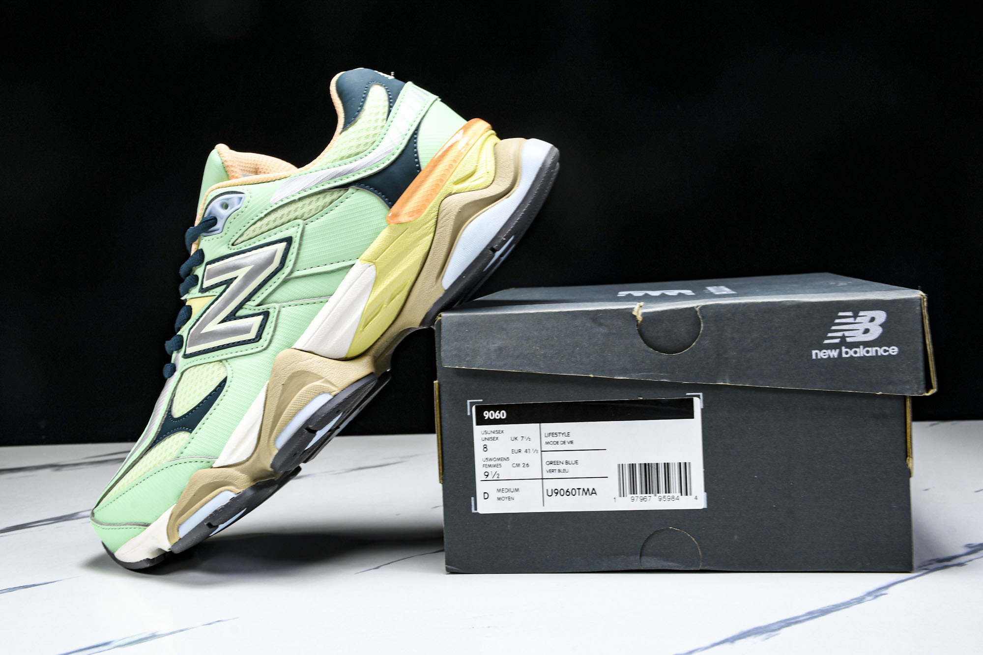 New Balance NB9060 联名款 复古休闲运动慢跑鞋 U9060TMA #YZ010#鞋款灵