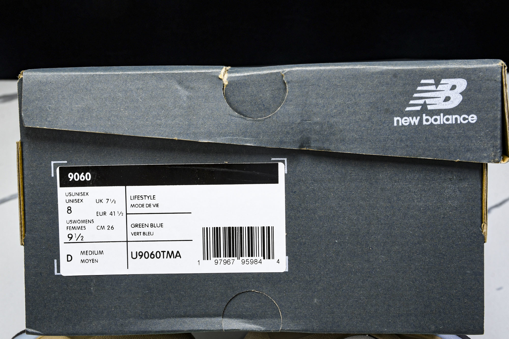 New Balance NB9060 联名款 复古休闲运动慢跑鞋 U9060TMA #YZ010#鞋款灵
