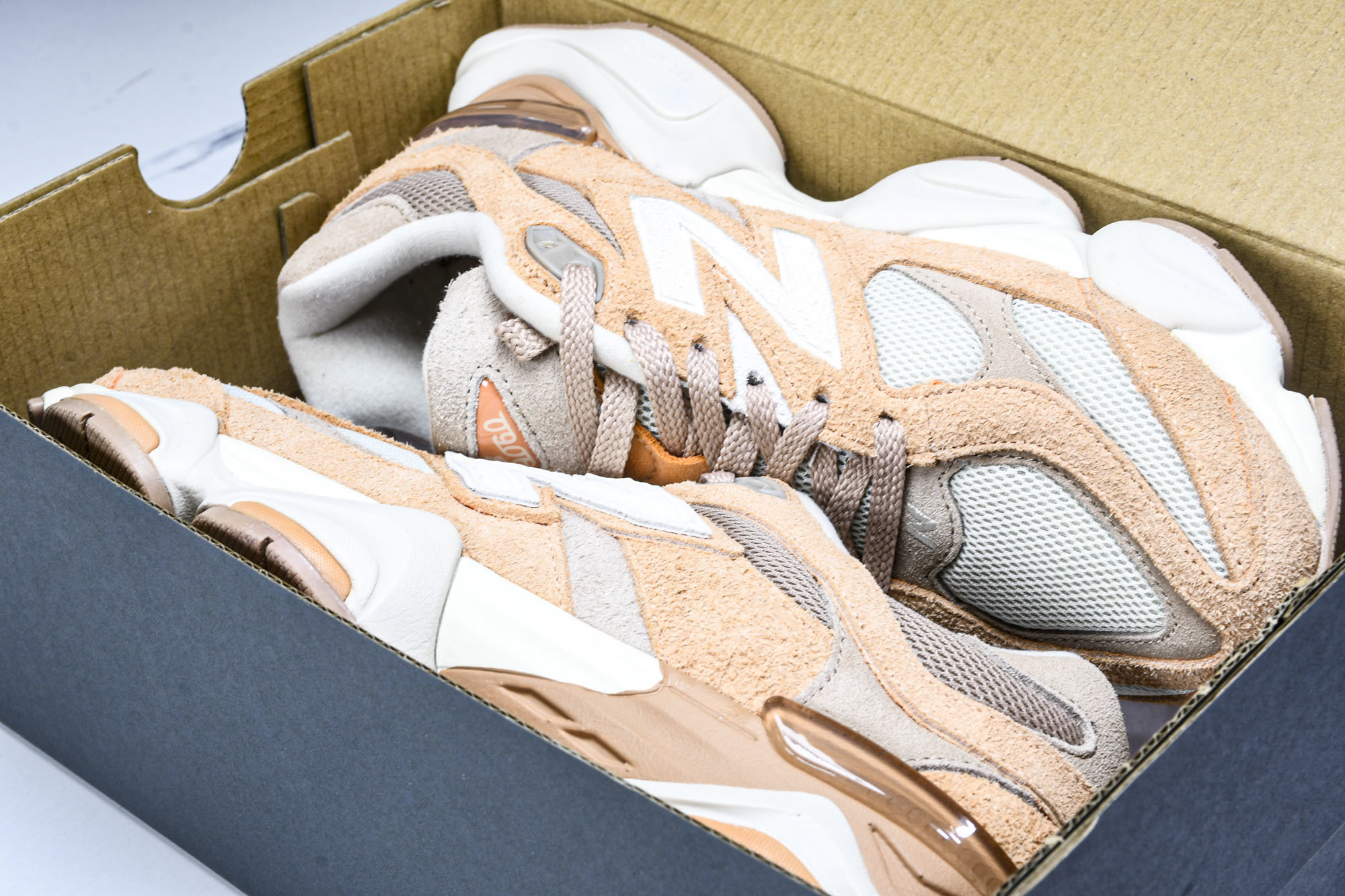 New Balance NB9060 联名款 复古休闲运动慢跑鞋 U9060WCW #YZ010#鞋款灵