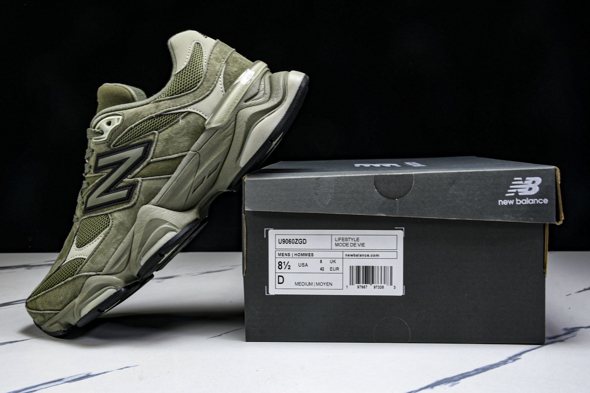 New Balance NB9060 联名款 复古休闲运动慢跑鞋 U9060ZGD #YZ010#鞋款灵