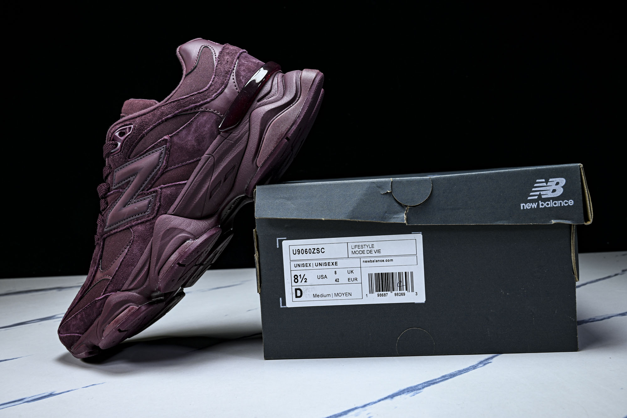 New Balance NB9060 联名款 复古休闲运动慢跑鞋 U9060ZSC #YZ010#鞋款灵