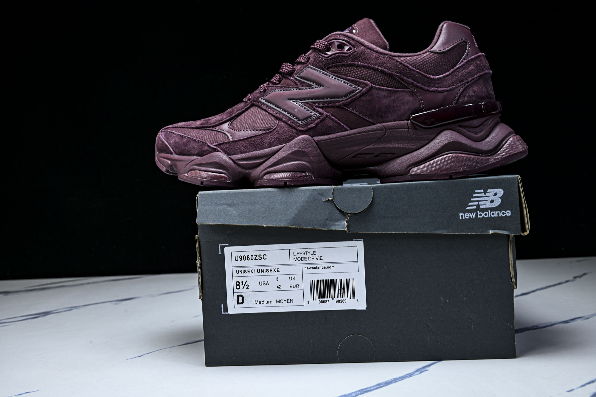 New Balance NB9060 联名款 复古休闲运动慢跑鞋 U9060ZSC #YZ010#鞋款灵