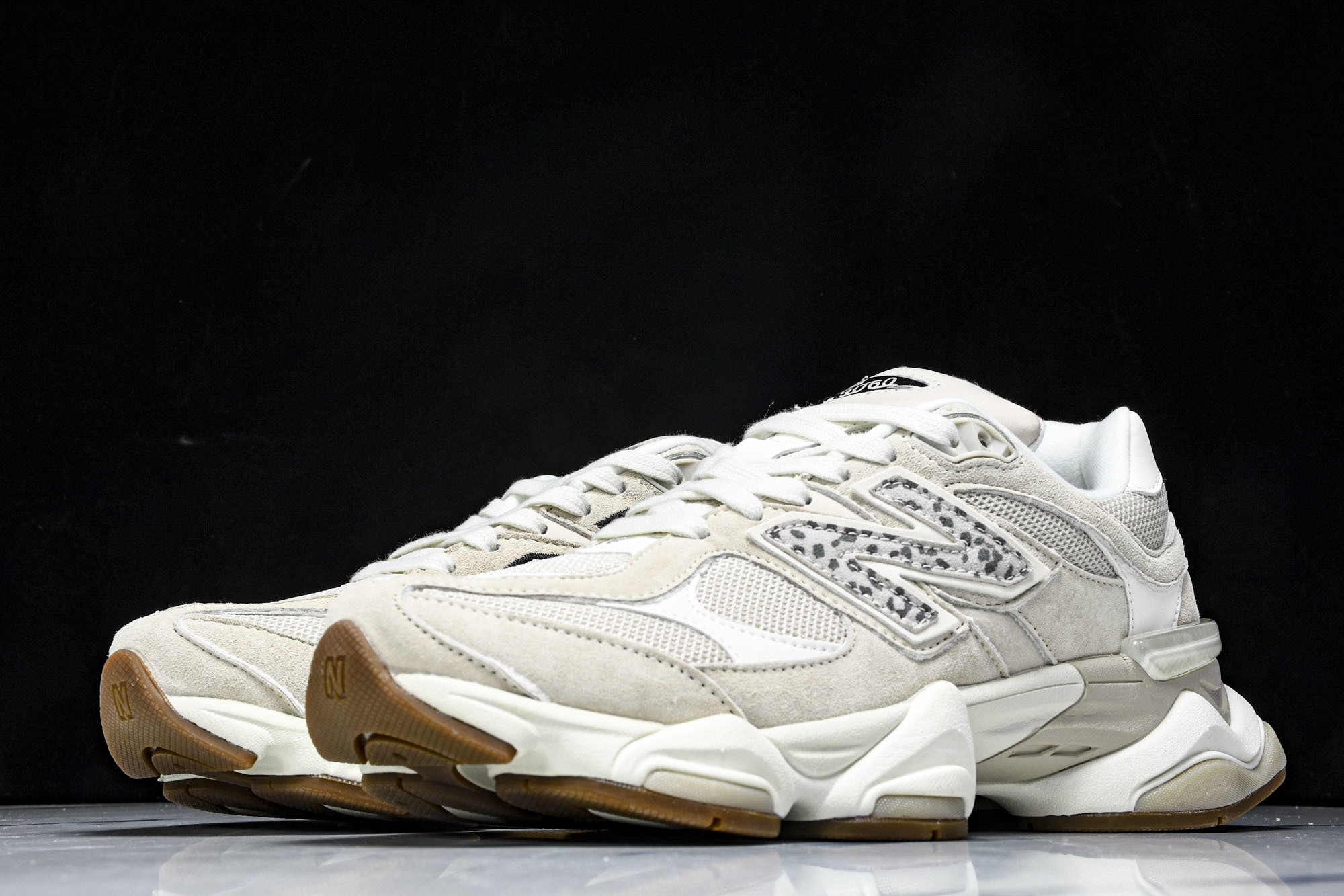 New Balance NB9060 联名款 复古休闲运动慢跑鞋 黑白色U9060ASP #YZ010#