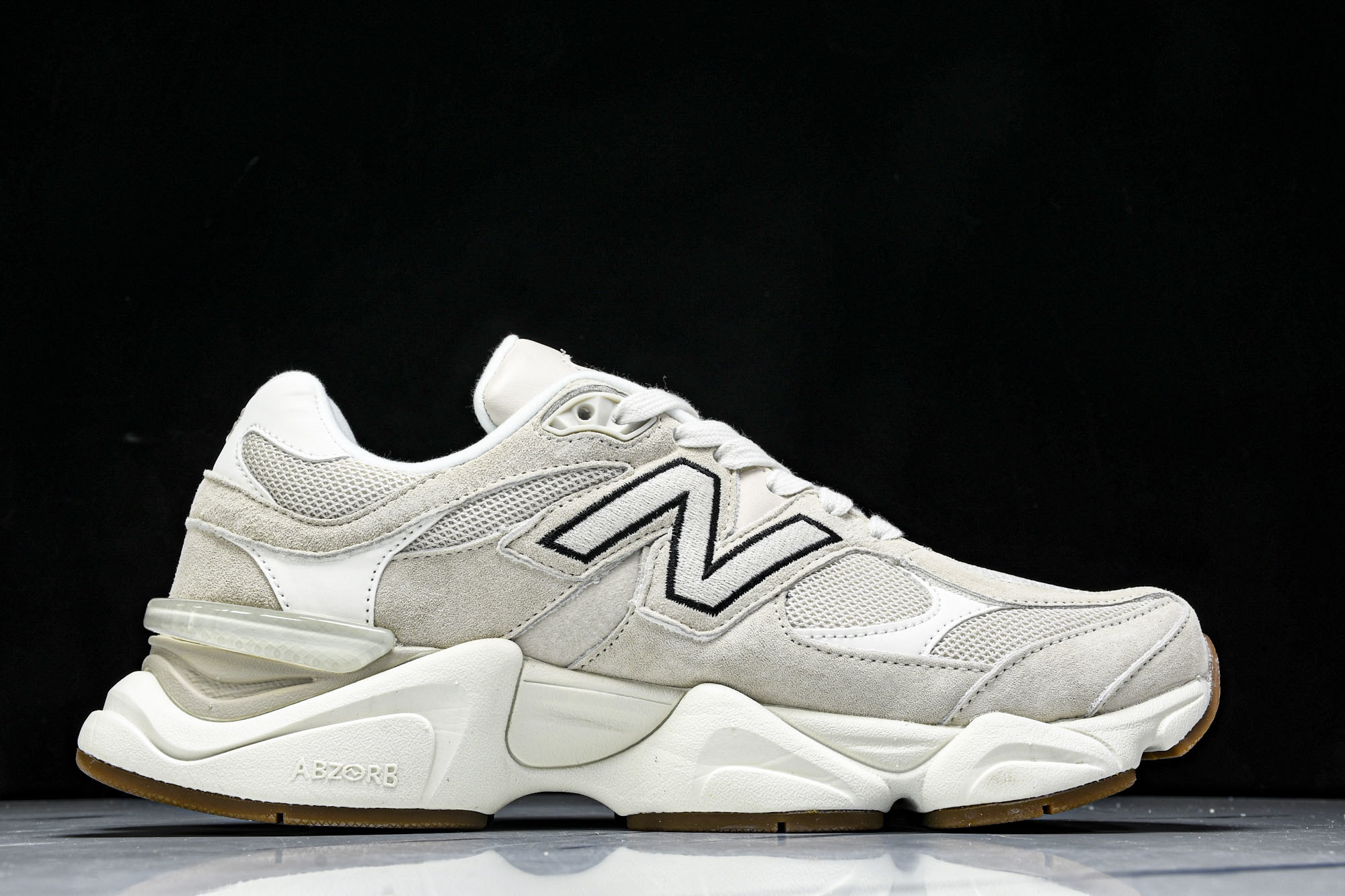 New Balance NB9060 联名款 复古休闲运动慢跑鞋 黑白色U9060ASP #YZ010#