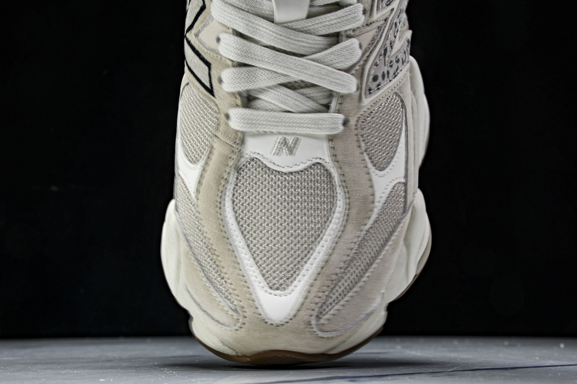 New Balance NB9060 联名款 复古休闲运动慢跑鞋 黑白色U9060ASP #YZ010#