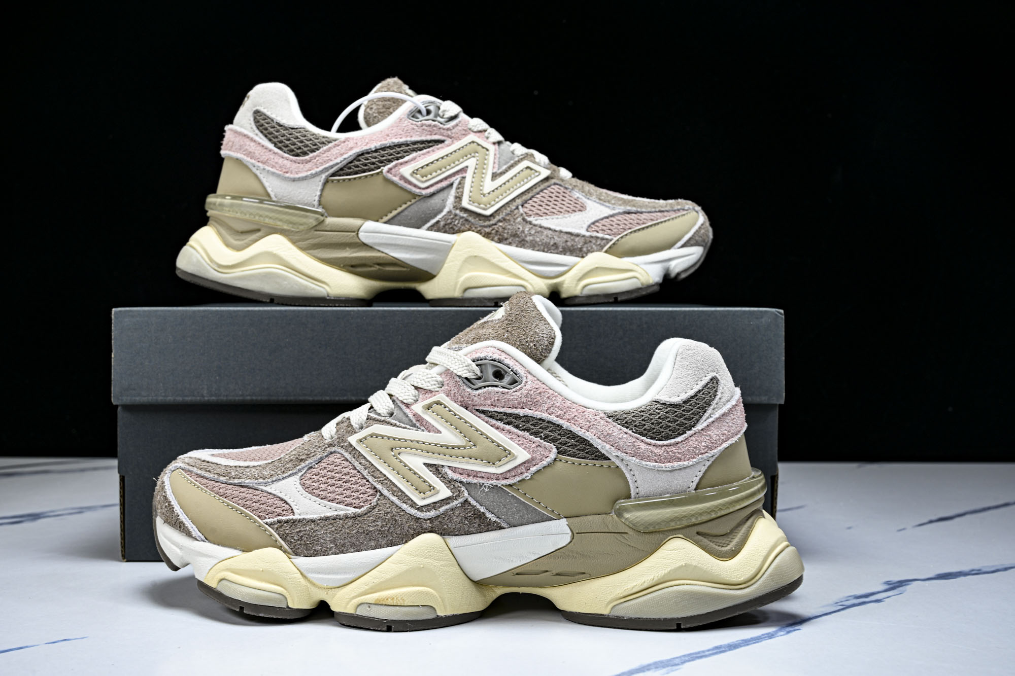 New Balance NB9060 联名款 复古休闲运动慢跑鞋U906ONTB #YZ010#鞋款灵感