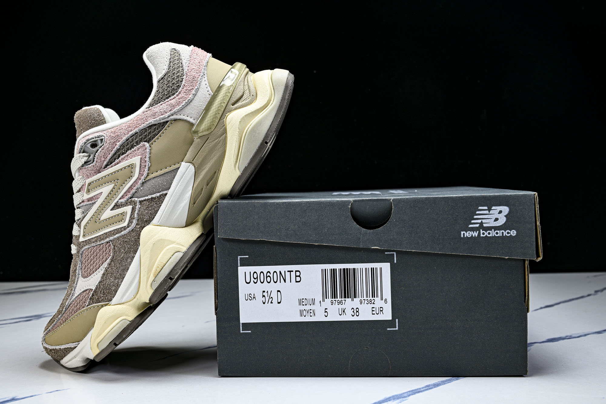 New Balance NB9060 联名款 复古休闲运动慢跑鞋U906ONTB #YZ010#鞋款灵感