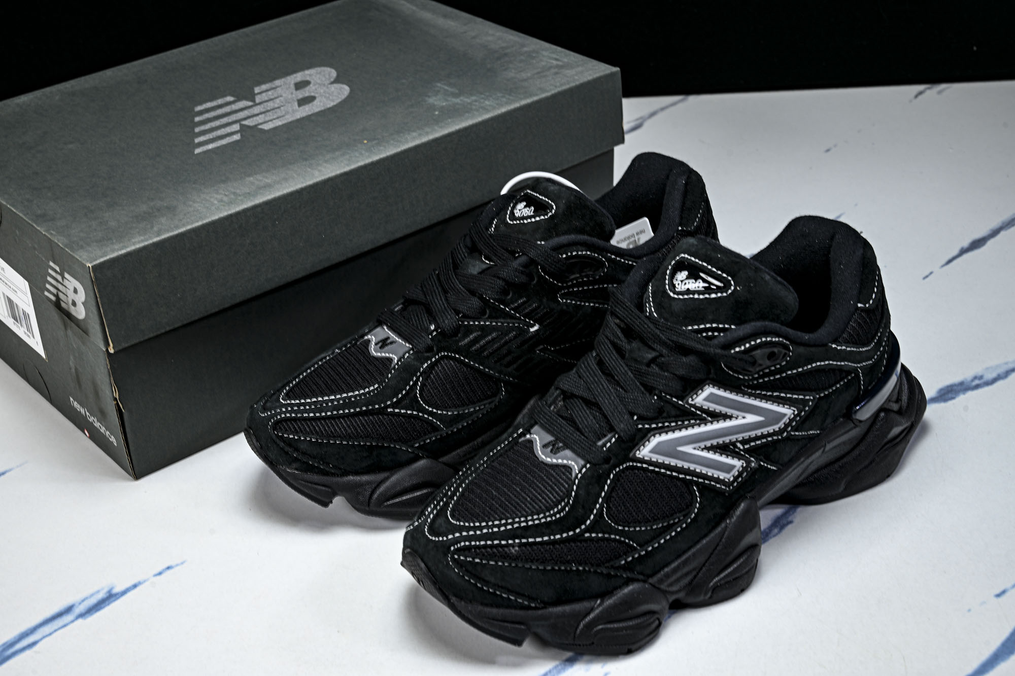 New Balance NB9060 联名款 复古休闲运动慢跑鞋U9060BB #YZ010#鞋款灵感源