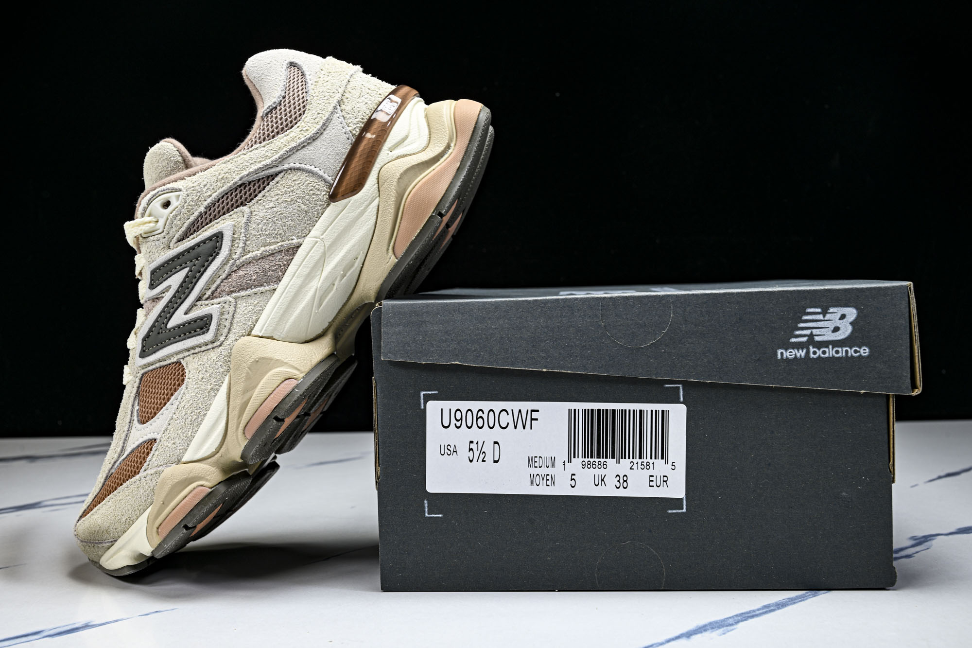 New Balance NB9060 联名款 复古休闲运动慢跑鞋U9060CWF #YZ010#鞋款灵感