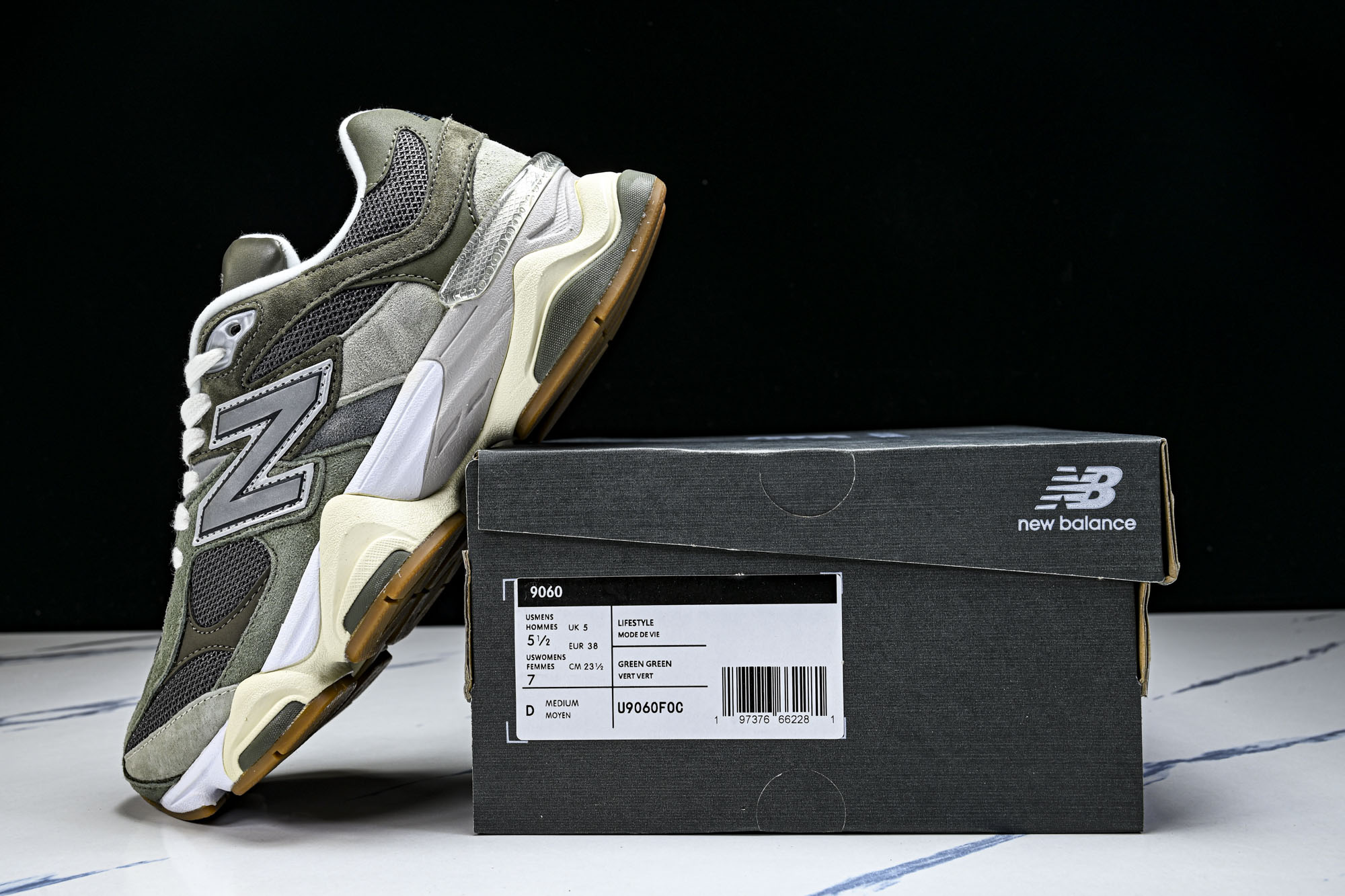New Balance NB9060 联名款 复古休闲运动慢跑鞋U9060F0C #YZ010#鞋款灵感