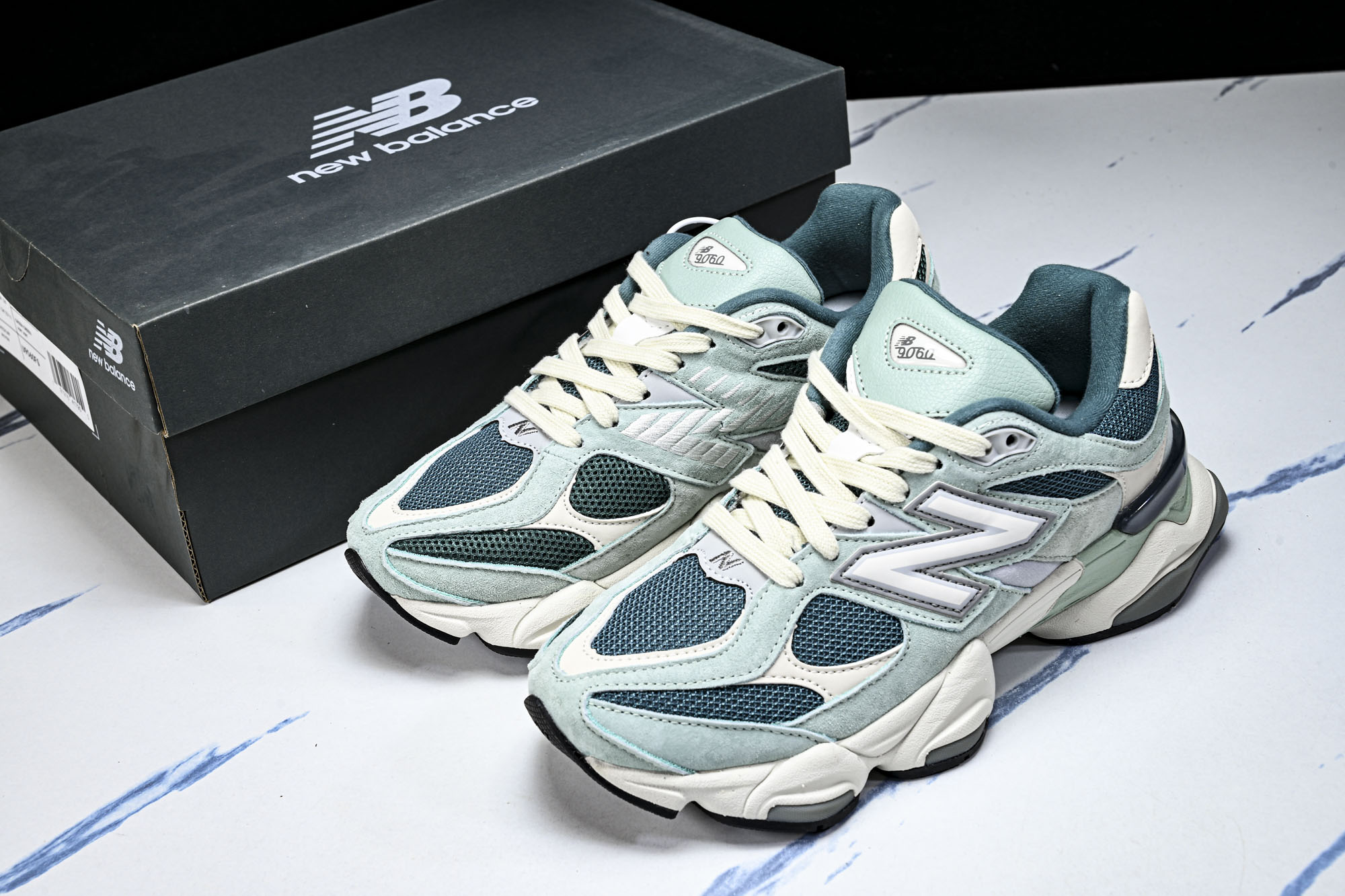 New Balance NB9060 联名款 复古休闲运动慢跑鞋U9060FG #YZ010#鞋款灵感源