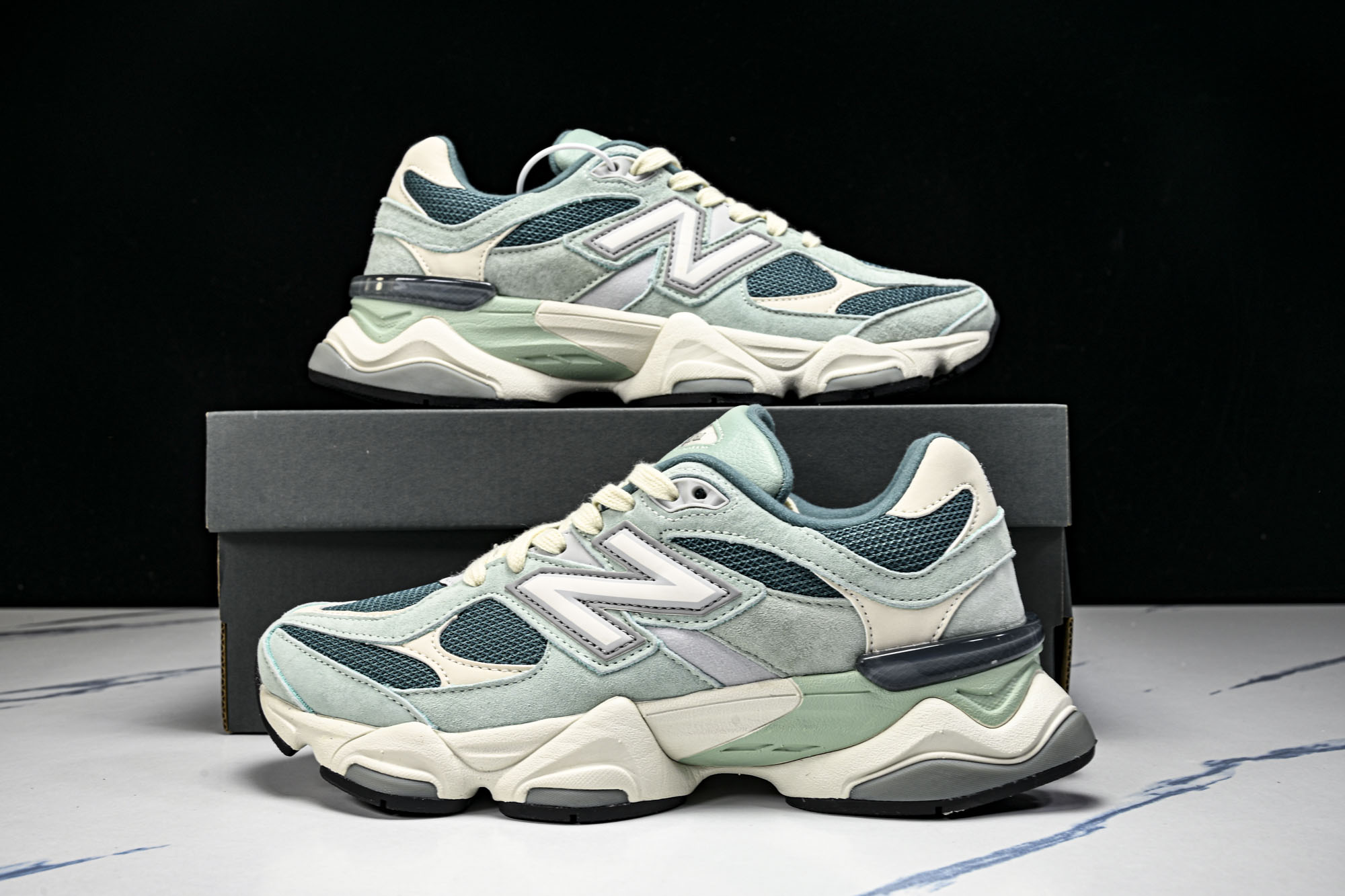 New Balance NB9060 联名款 复古休闲运动慢跑鞋U9060FG #YZ010#鞋款灵感源